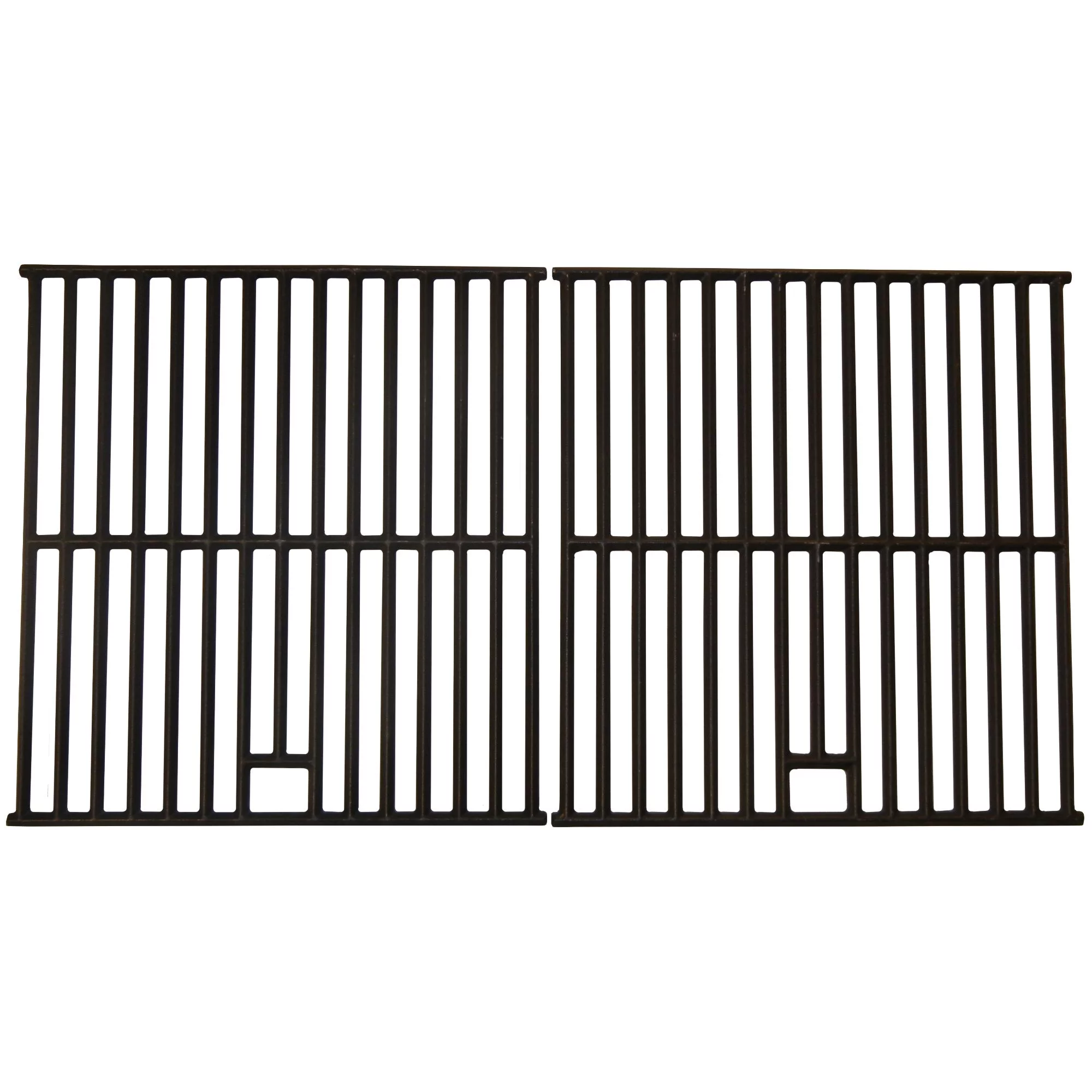 2pc Matte Cast Iron Cooking Grid for Master Cook Gas Grills 31.5