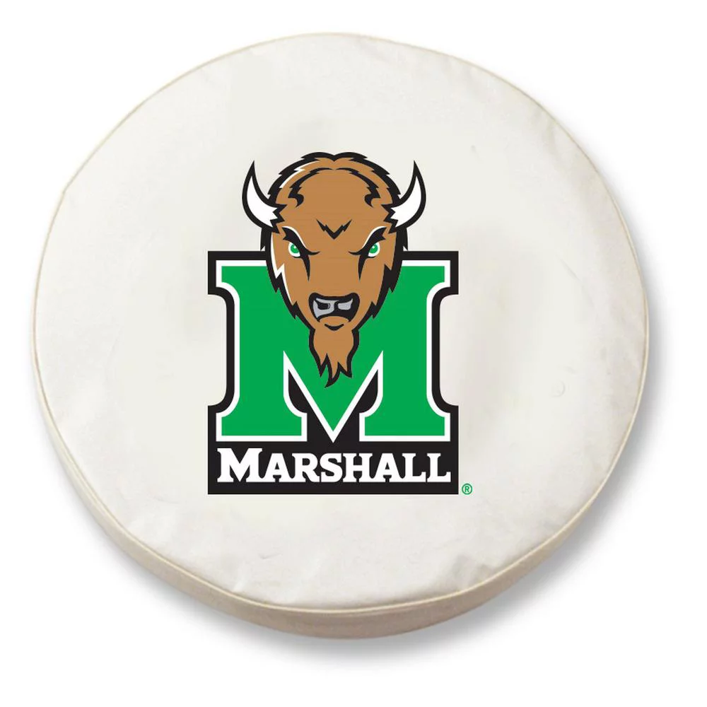 33 in. Marshall University Tier Cover in White