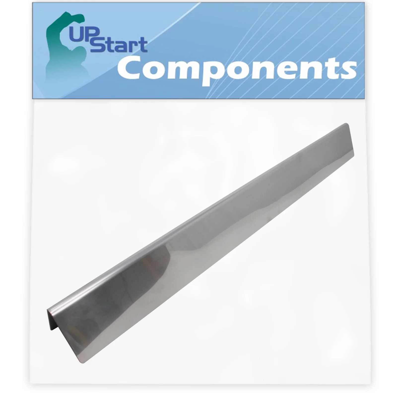 BBQ Grill Heat Shield Plate Tent Replacement Parts for Weber 3841301 - Compatible Barbeque Stainless Steel Flame Tamer, Guard, Deflector, Flavorizer Bar, Vaporizer Bar, Burner Cover 24 1/2