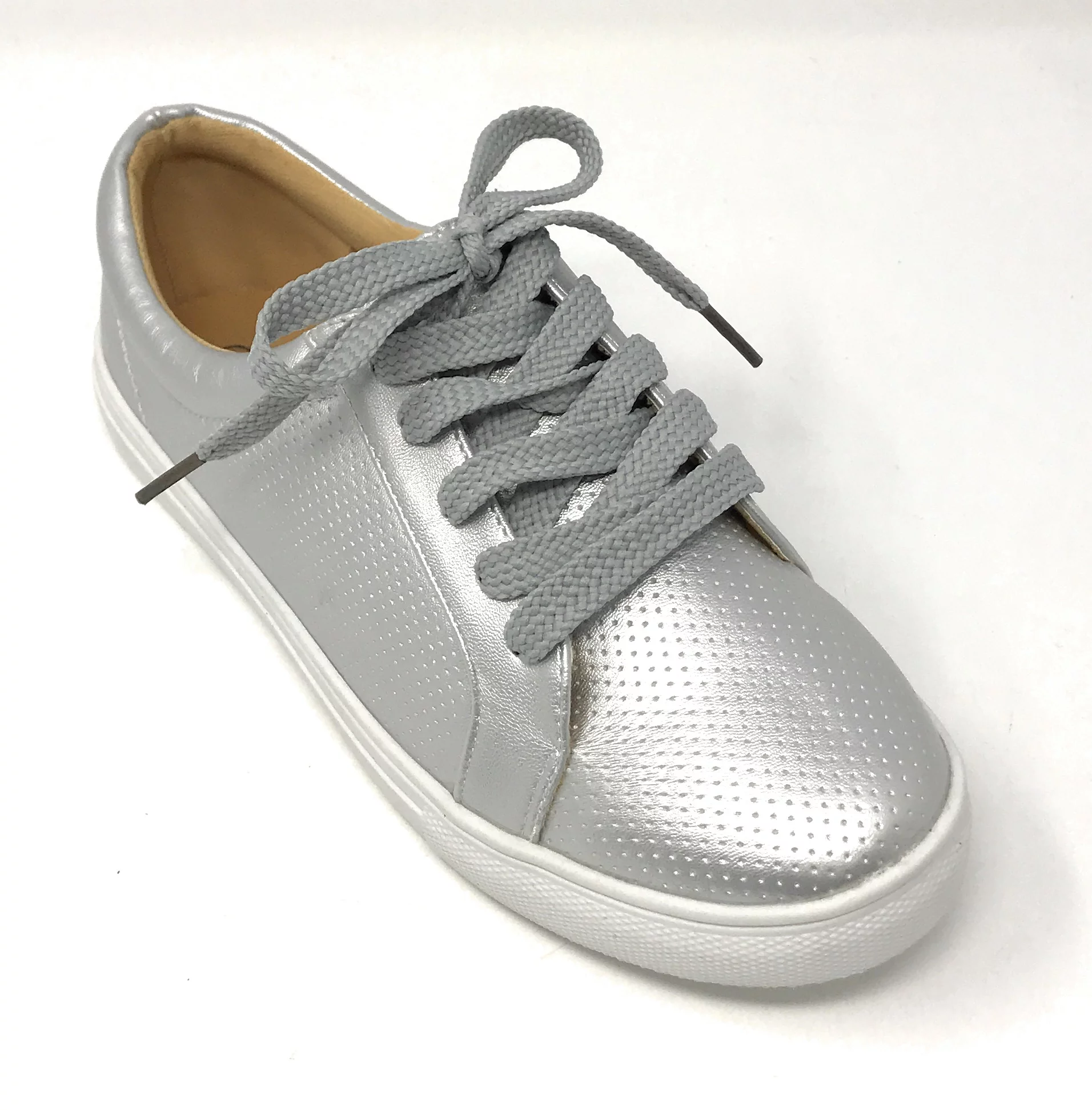 Forever Young Women's Perforated Lace up Sneakers
