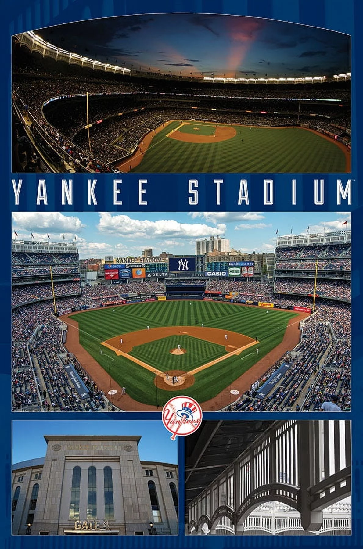 MLB New York Yankees - Stadium 16 Wall Poster, 22.375 x 34