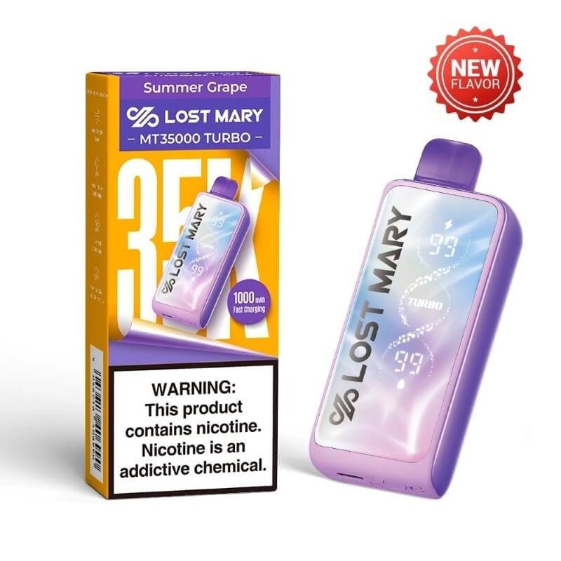 Summer Grape Lost Mary MT35000 Turbo - lostmary-vape-usa