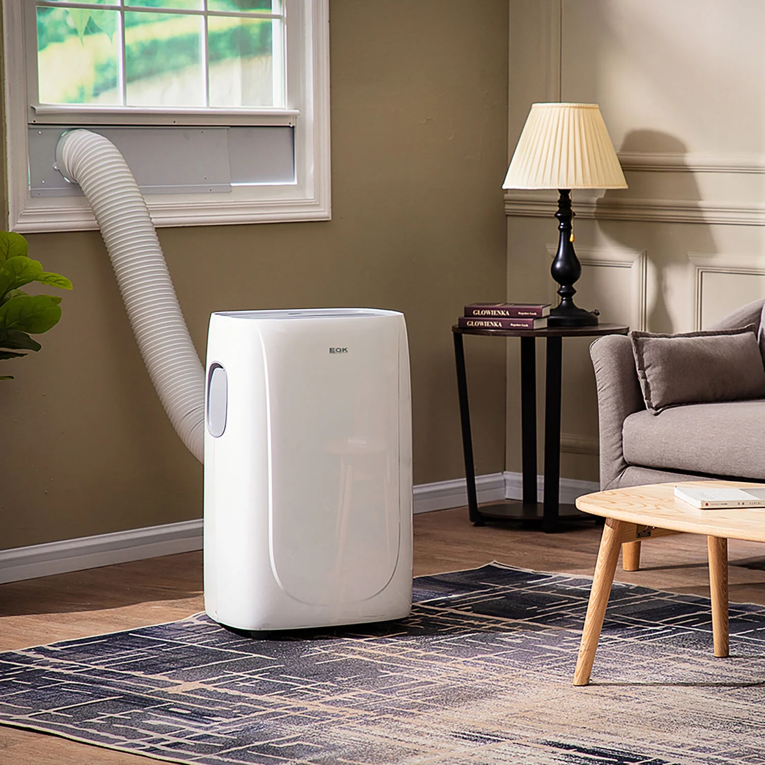 Emerson Quiet Kool 5,000 BTU (8,000 BTU ASHRAE) 300 Sq. Ft. Portable Air Conditioner with Wi-Fi, White