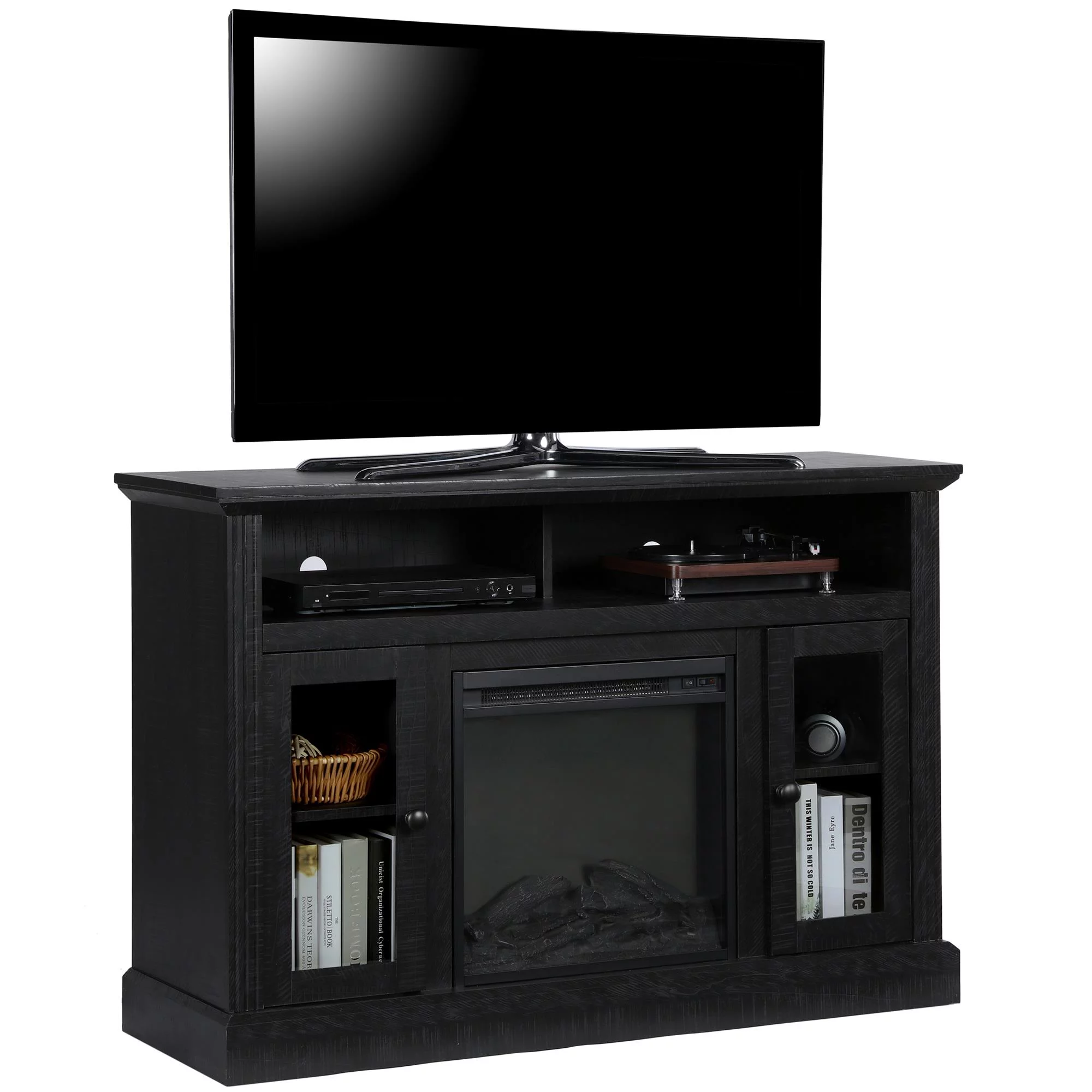 Ameriwood Home Chicago Fireplace TV Console for TVs up to 55