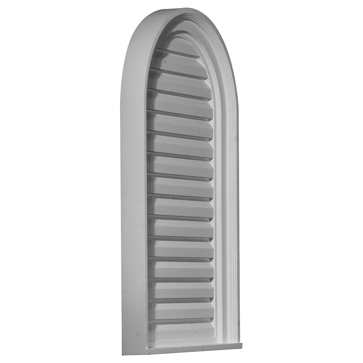 18'W x 30'H x 1 1/4'P, Cathedral Gable Vent Louver, Non-Functional