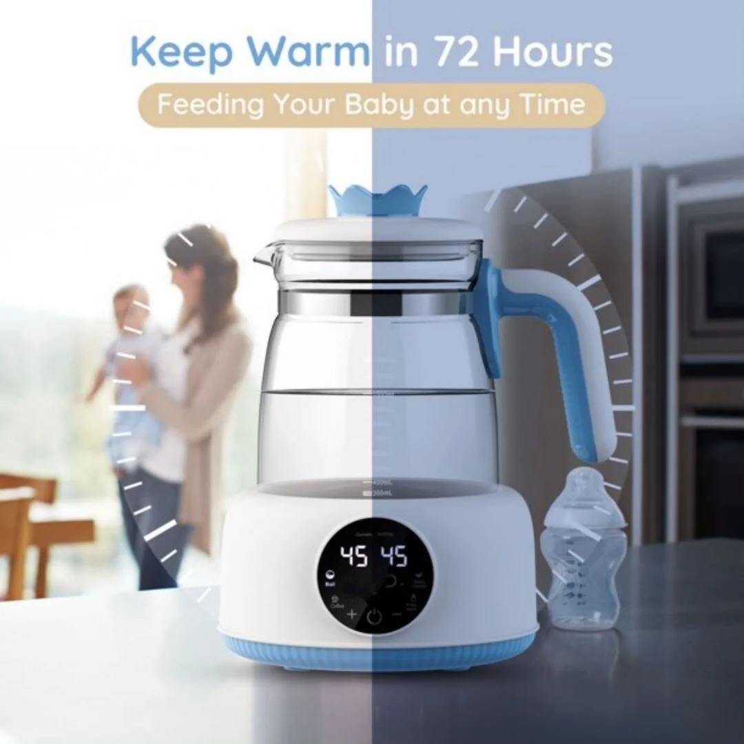 Baby Water Kettle Temperature Control, White