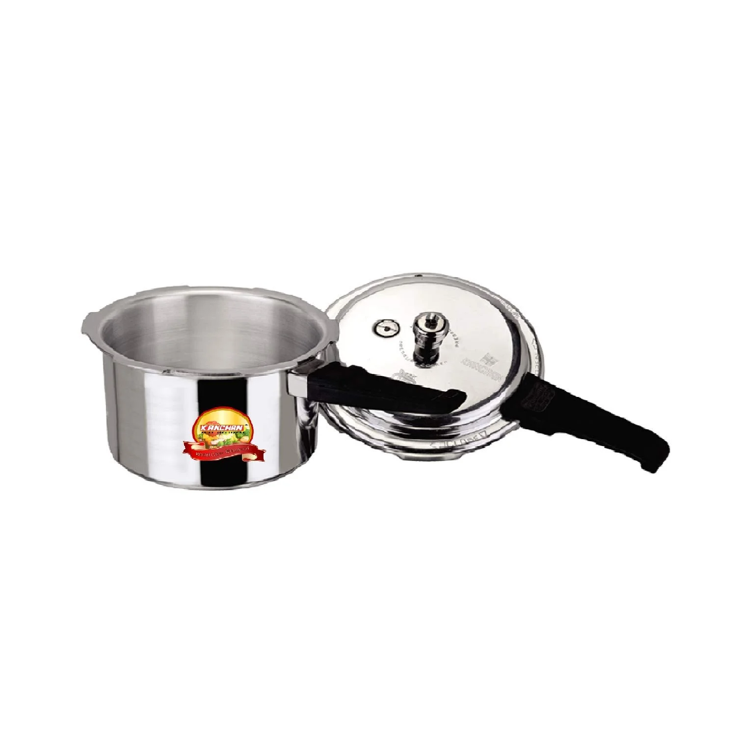 Kanchan Classic Outer Lid Non Induction Aluminum Pressure Cooker Silver (3 Liters)