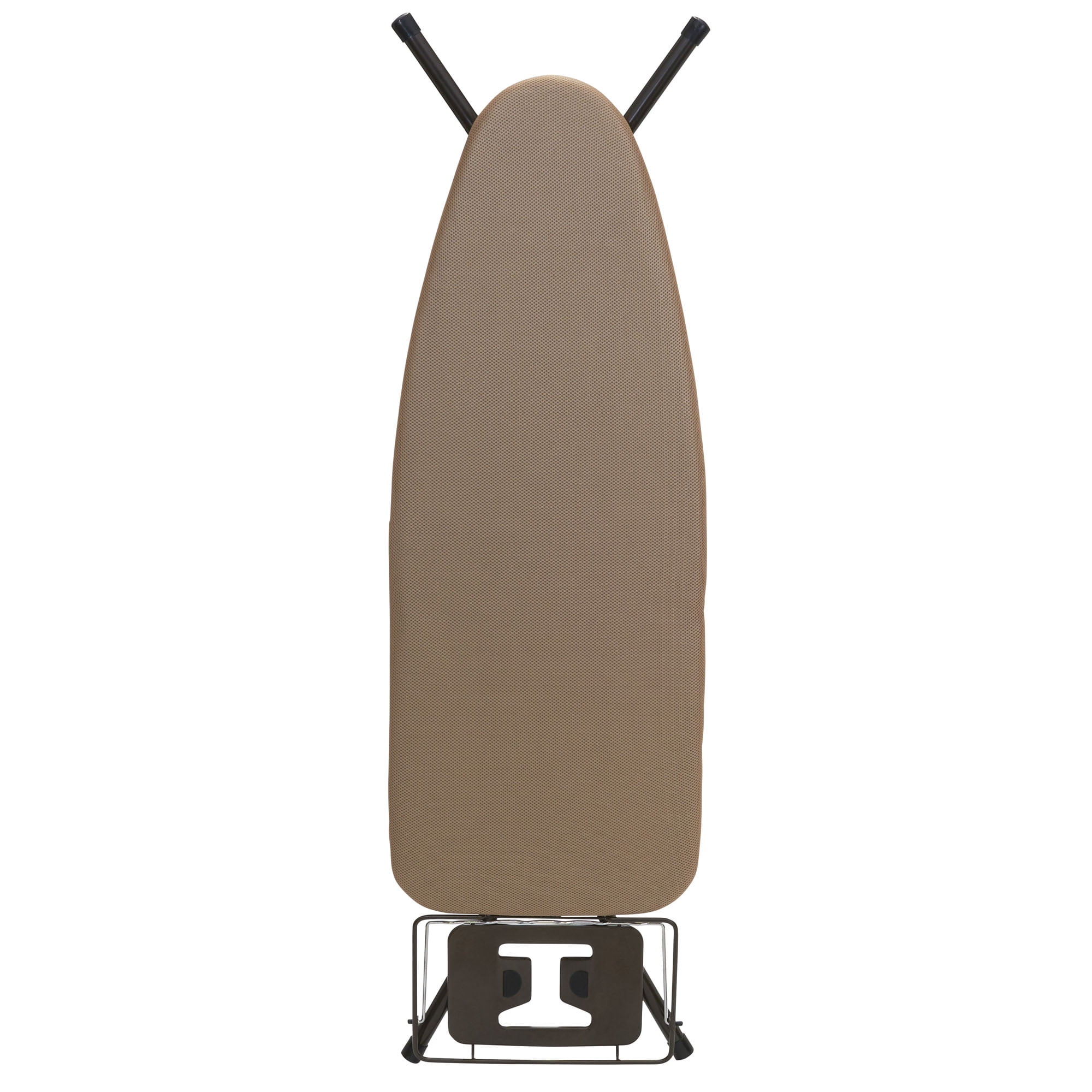 Household Essentials Mega Wide 4-Leg Steel Top Ironing Board with Fix Iron Rest and Clothes Hanger Bar
