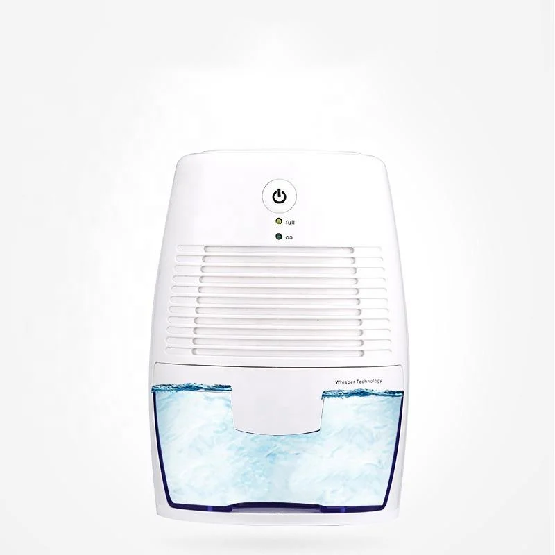 500ml Dehumidifier, Compact, Portable & Quiet - Against Damp and Mold in Home, Bedroom, Bathroom
