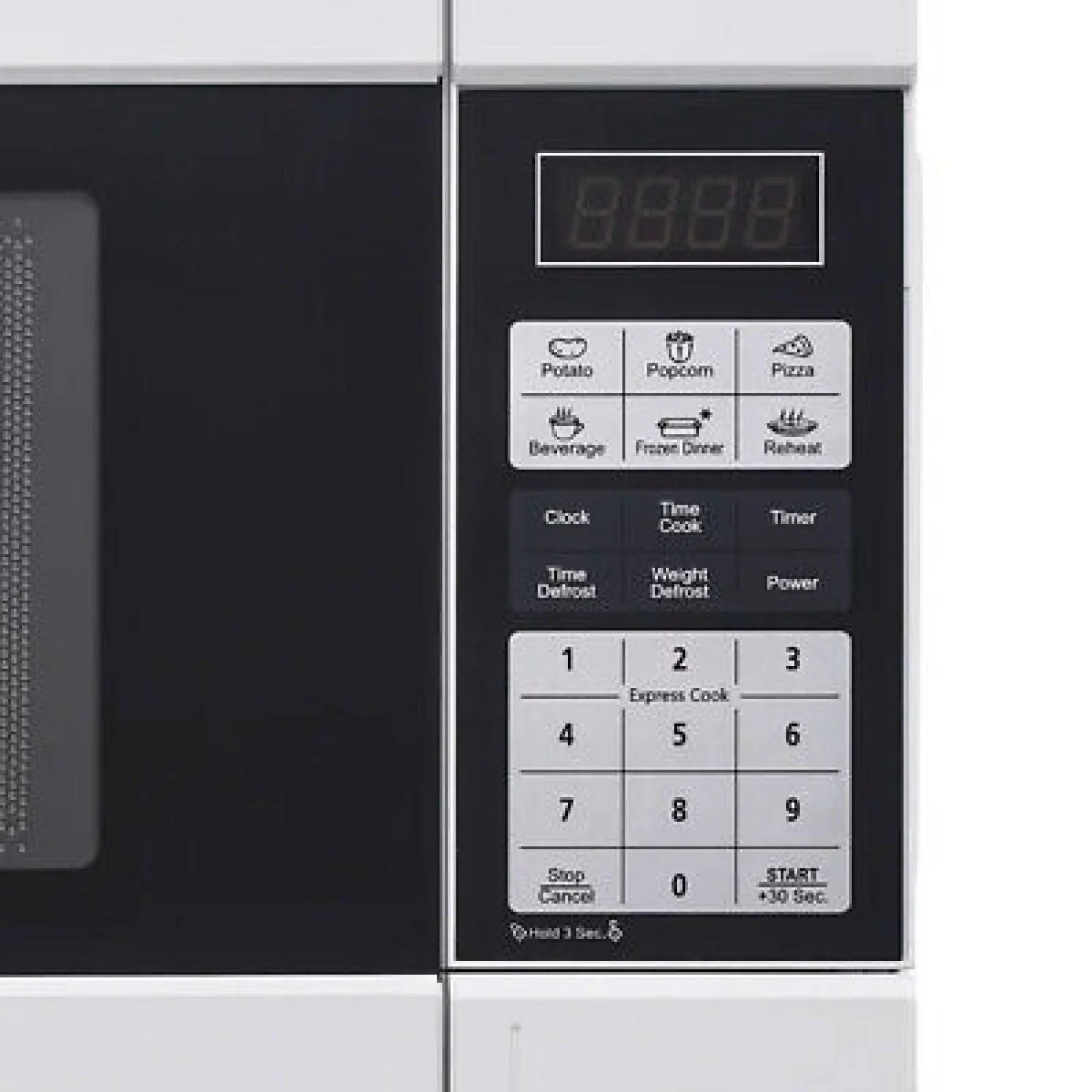 HetayC 0.9 cu. ft. Microwave Oven, in White (MT9K0W)