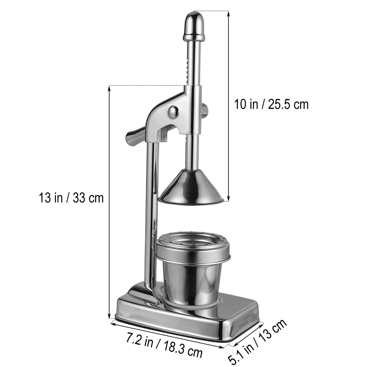 Citrus Juicer Stainless Steel Fruit Machine Mixer Vegetable Grinder Munual Press
