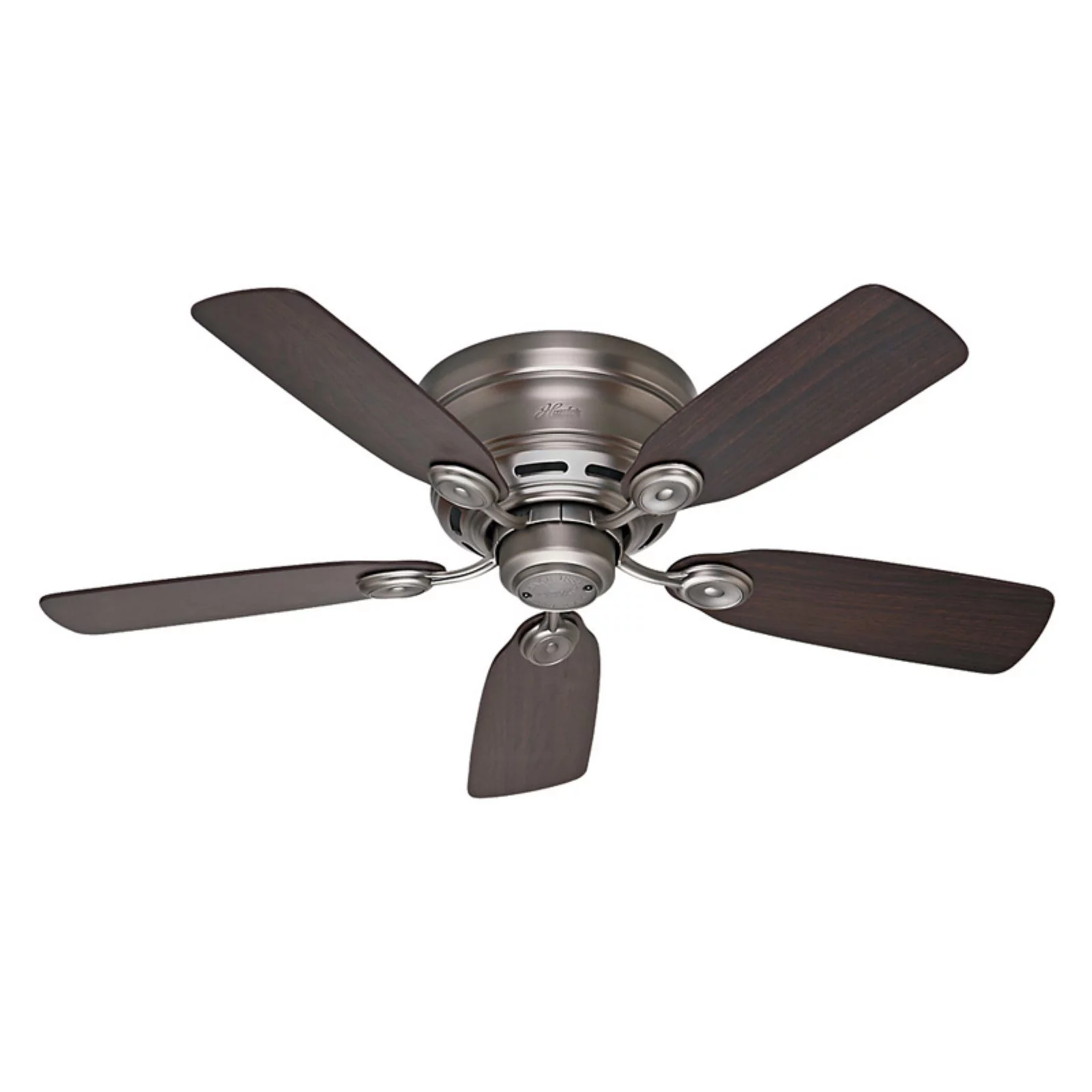 Hunter 42' Low Profile New Bronze Ceiling Fan with Pull Chain