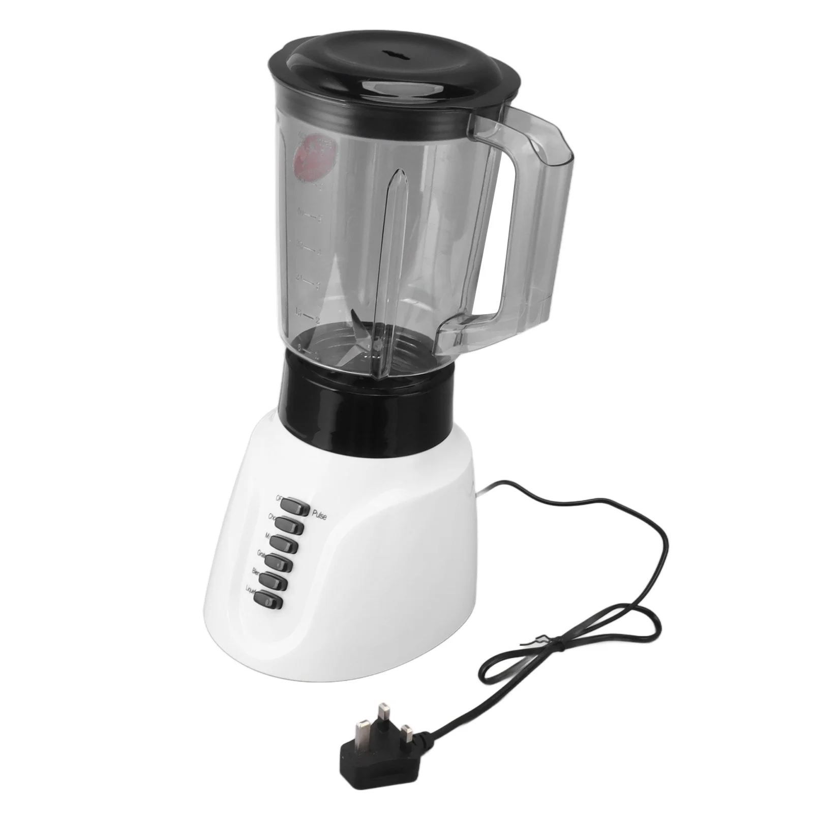 500W 1500ML 600ML Blender Juicer Juice Extractor Soy Milk Machine Nut Milk Maker UK Plug 220V White YZRC