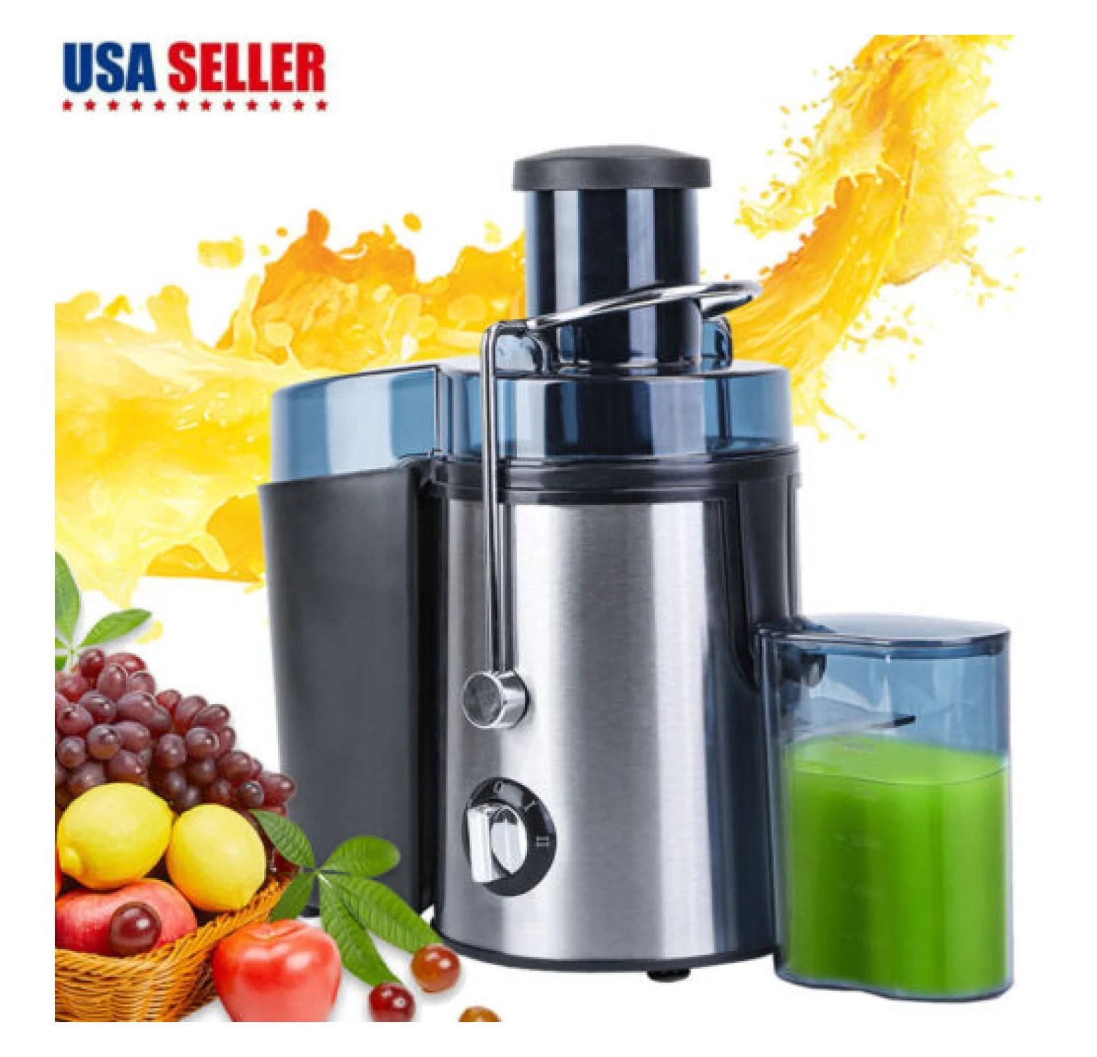 54Oz 1000W Electric Juicer Fruit Veg Blender High Juice Extractor Citrus Machine