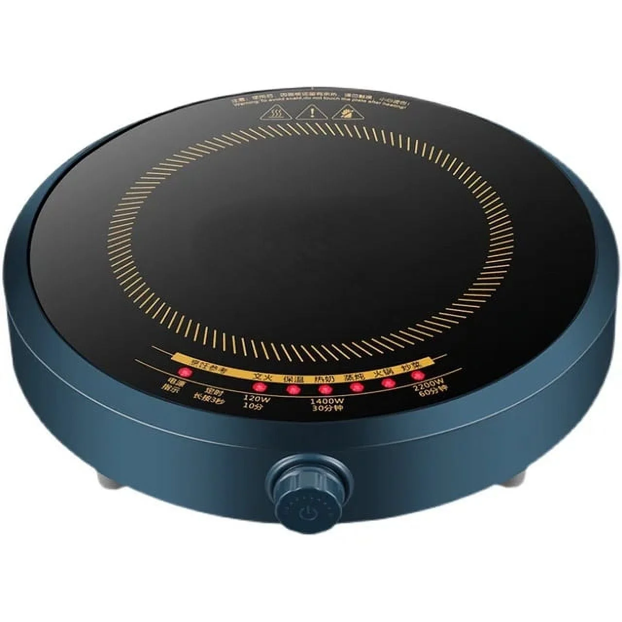 Cooker Boiler Waterproof 2200W Stir-Fry Cooking Plate Intelligent Hot Pot Stove Cooktop Burner