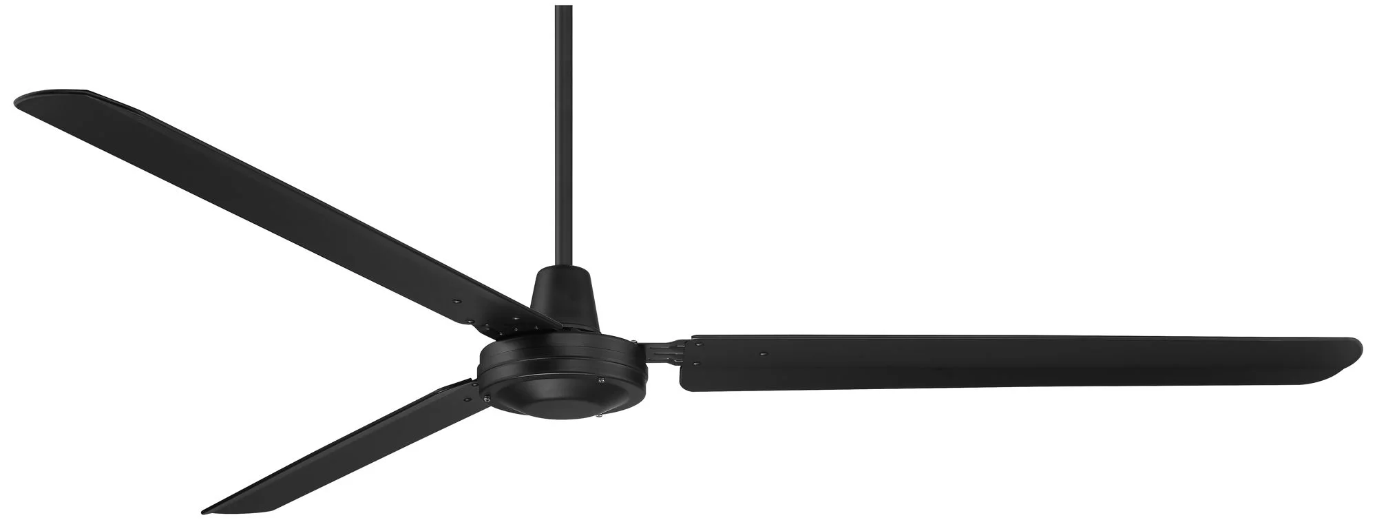72' Casa Vieja Modern Contemporary Large 3 Blade Outdoor Ceiling Fan Matte Black Damp Rated for Patio Exterior House Porch Gazebo