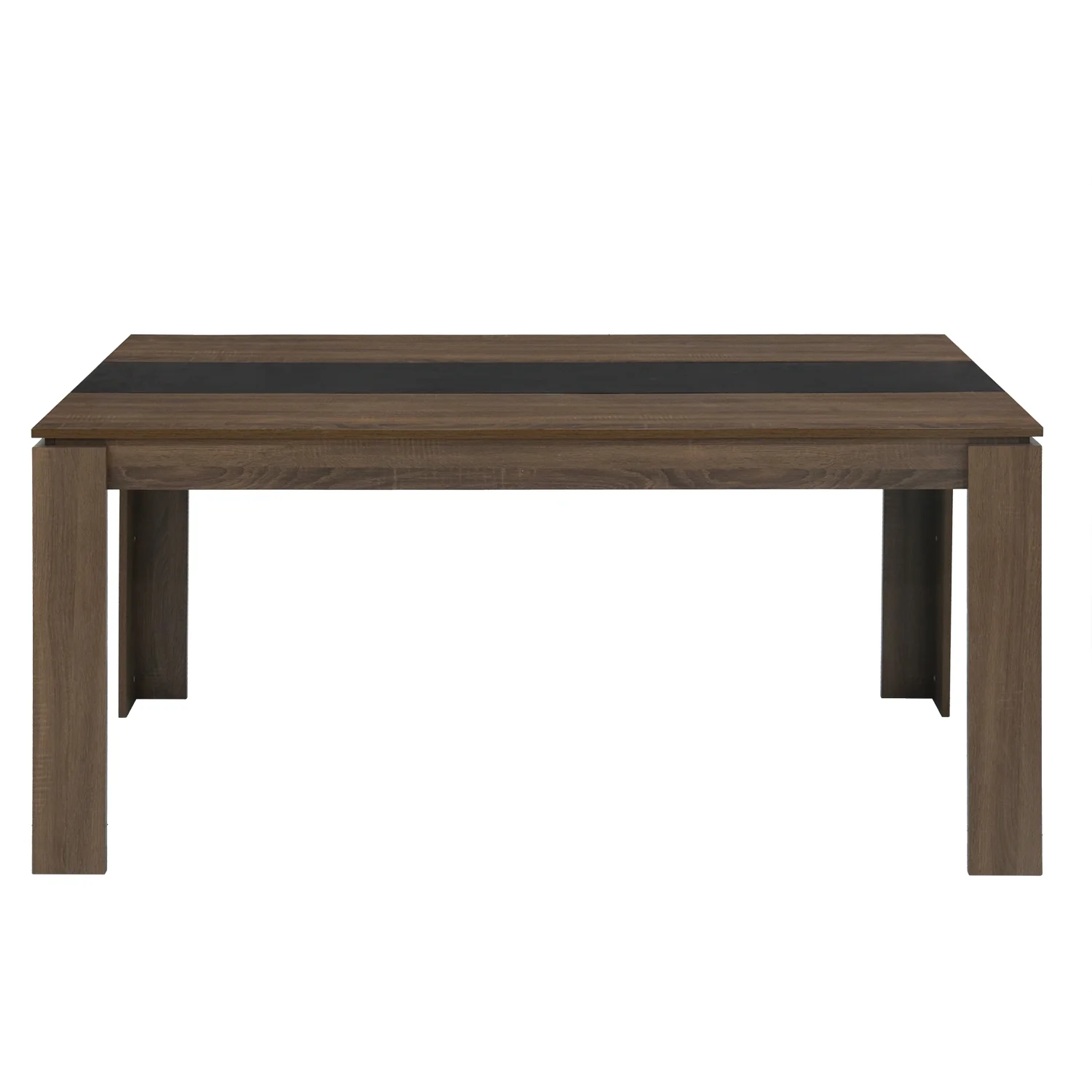 Homy Casa Dining Table for 6, Wood Rectangle Table, Large Farmhouse Center Table, Home Furniture Kitchen Table, Modern Dining Room Table Brown