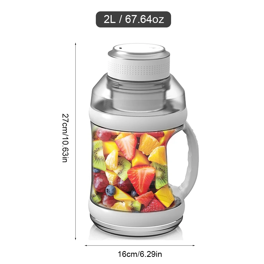 Carevas Drink Blender,Portable 68oz USB Kitchen drink BPA-Free Personal-Size Belly Shakes Smoothies 18000RPM Sport Portable 68oz USB Juice Shakes 68oz USB Juice Personal-Size Belly Bottle BUZHI