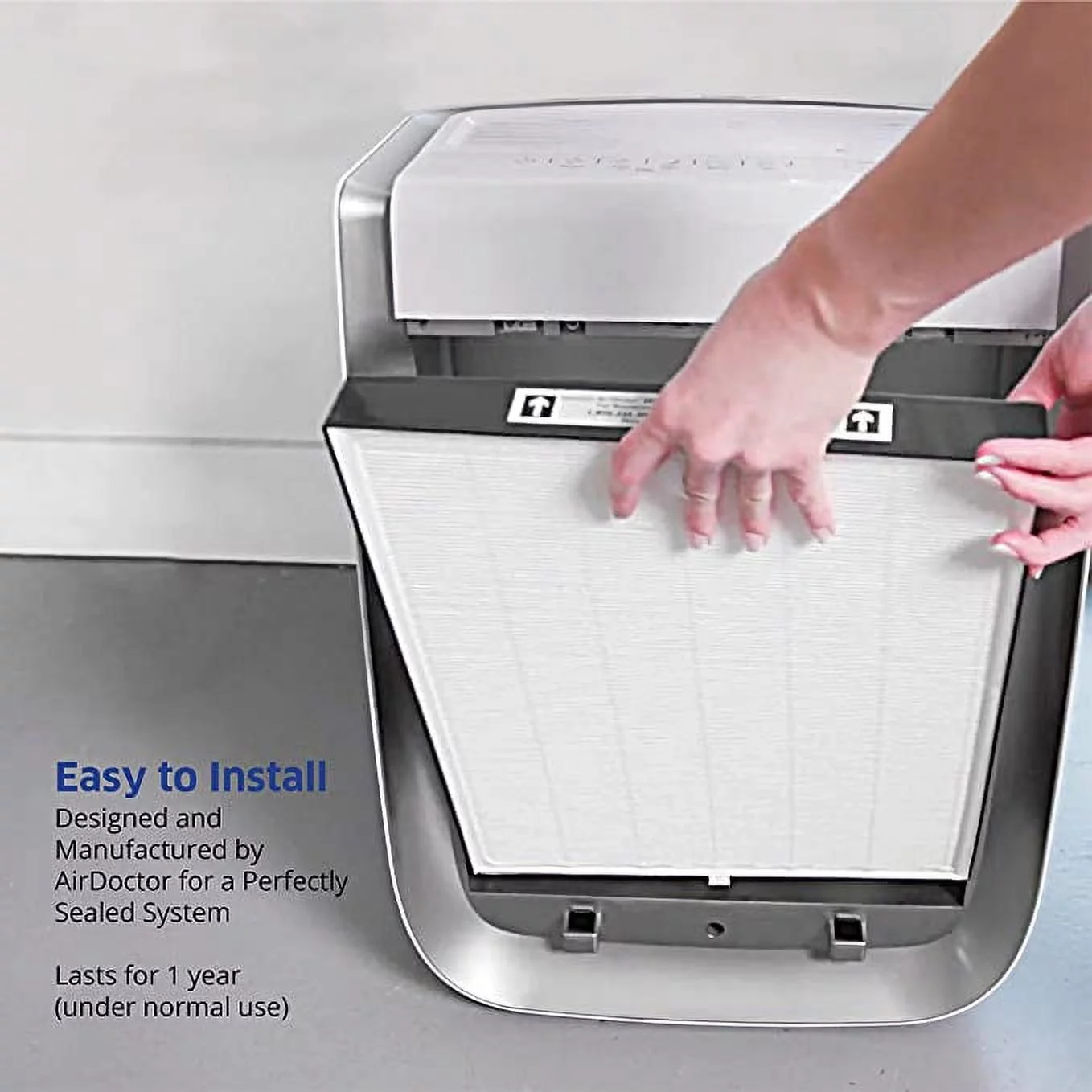 AirDoctor 2000 Genuine Replacement UltraHEPA Filter- for Air Doctor 4 - in-1 Home Purifier | Remove Cigarette Smoke, Pet Odors, Pollen, Toxins and More | Made by AirDoctor