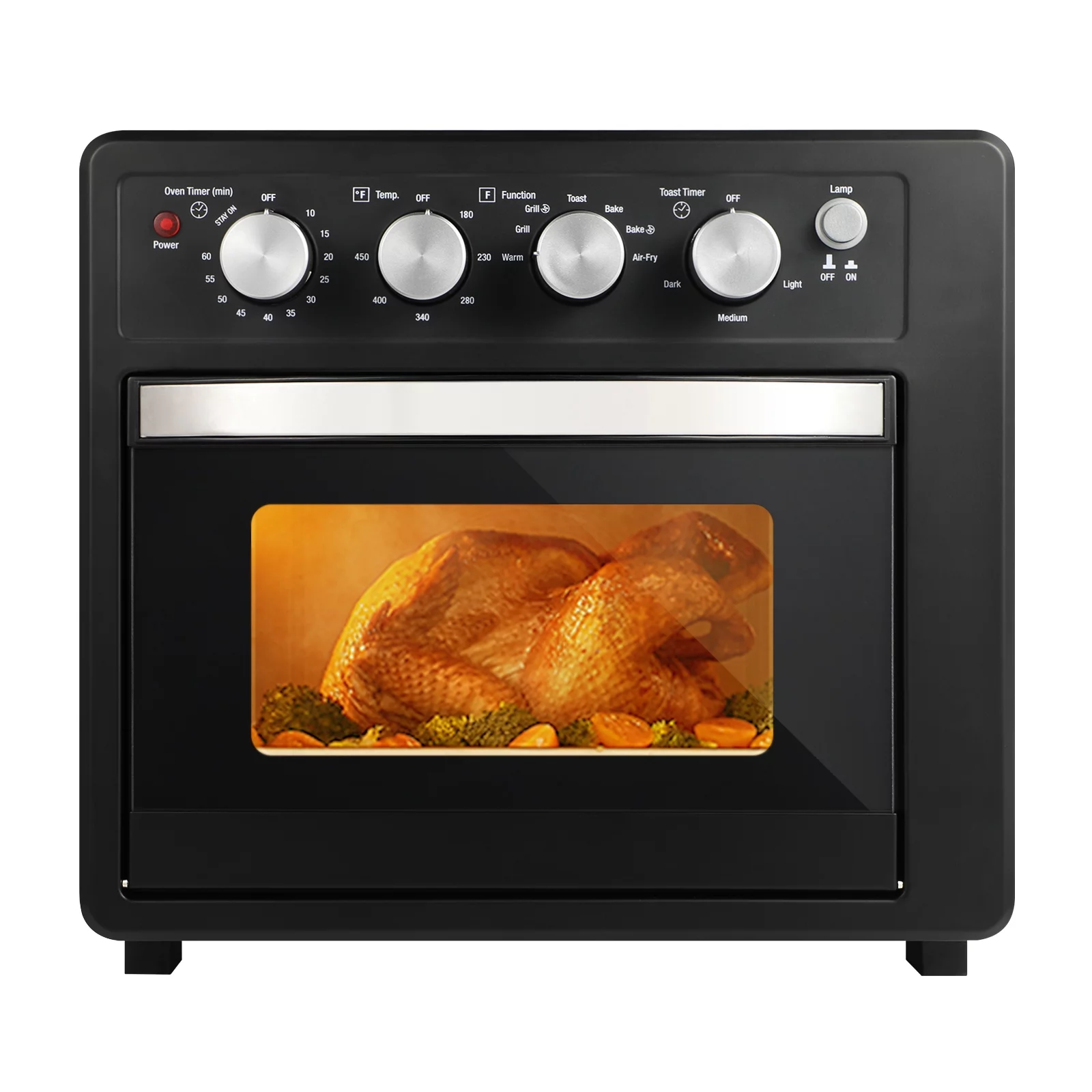 Glavbiku 26.4Qt Air Fryer Oven,Family Size Toaster Oven Air Fryer Combo,Large Capacity,17.1'' H