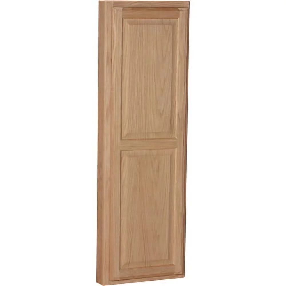 Household Essentials Stowaway In-Wall Ironing Board, Unfinished Oak