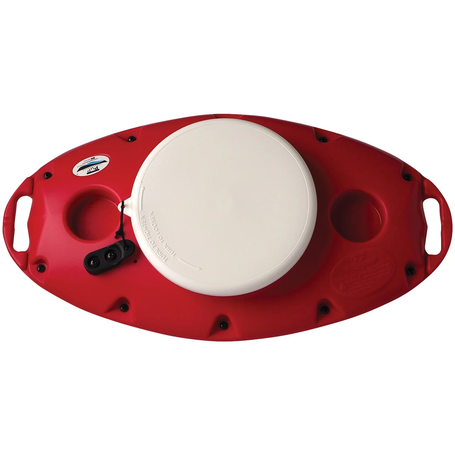 CreekKooler CKP0679 15-Quart PuP Floating Cooler (Red)