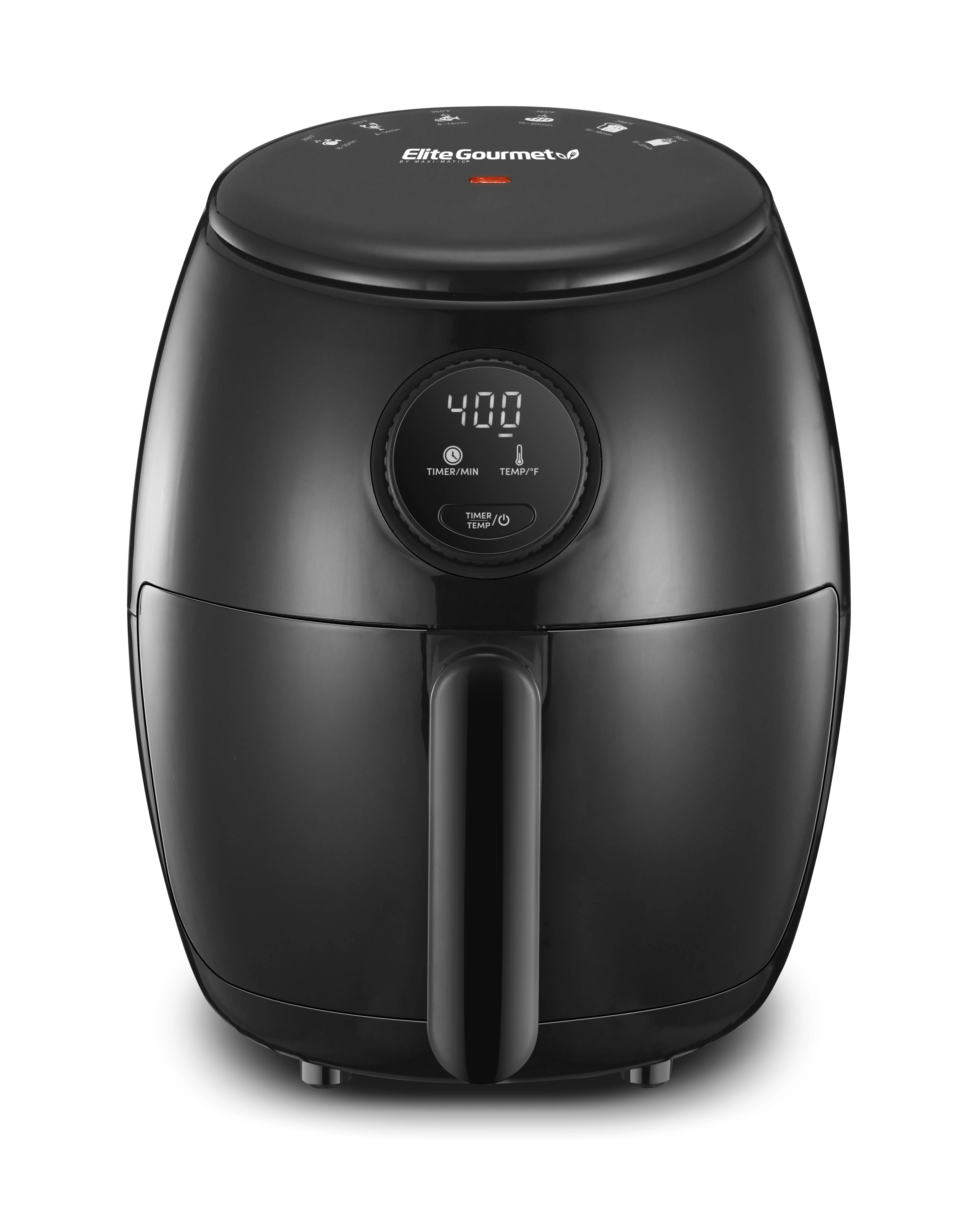 Elite Gourmet 2 Qt. Air Fryer (black)