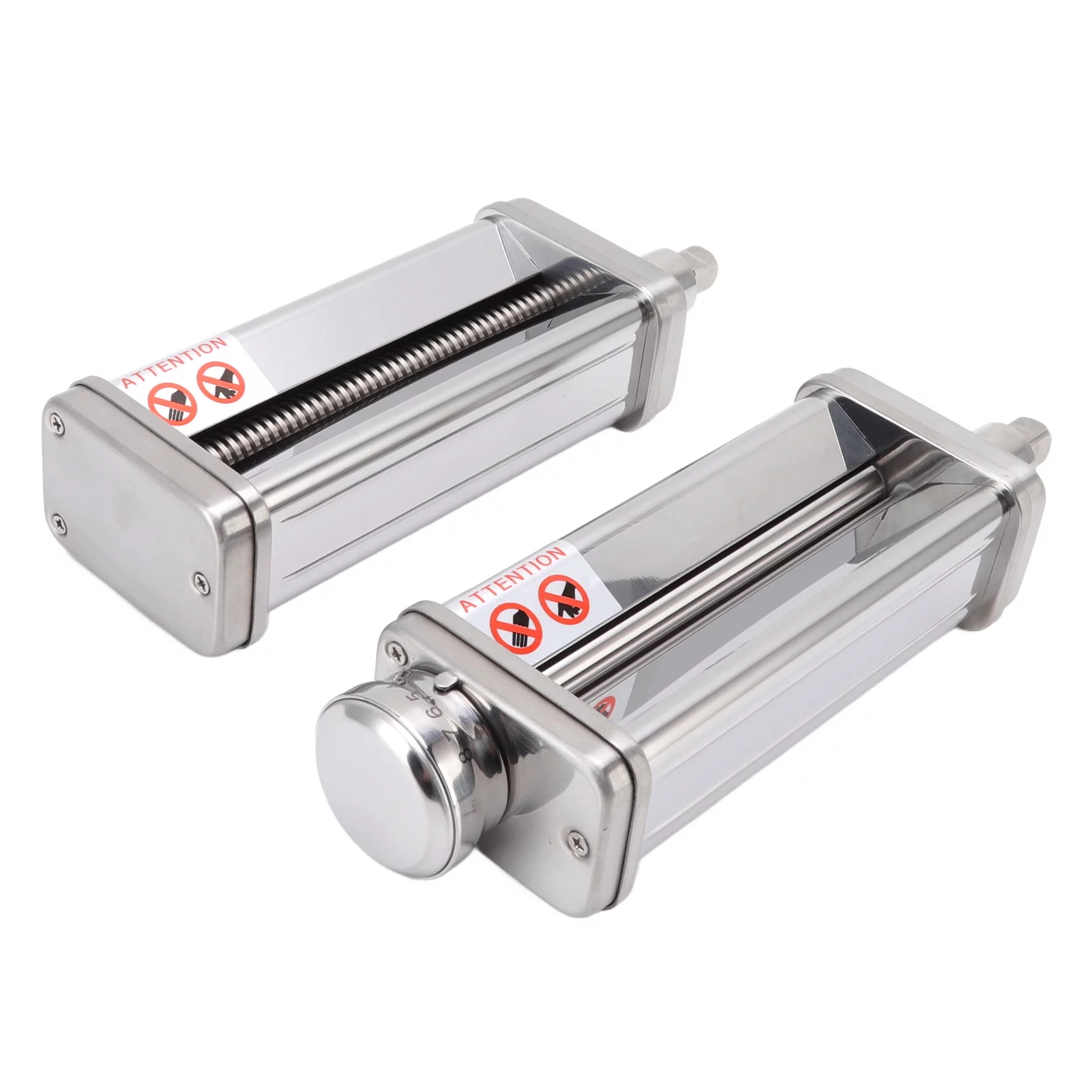 2024 Pasta Maker Attachment Stainless Steel 8 Gears Thickness Pasta Maker Sheet Roller Cutter for Stand Mixer