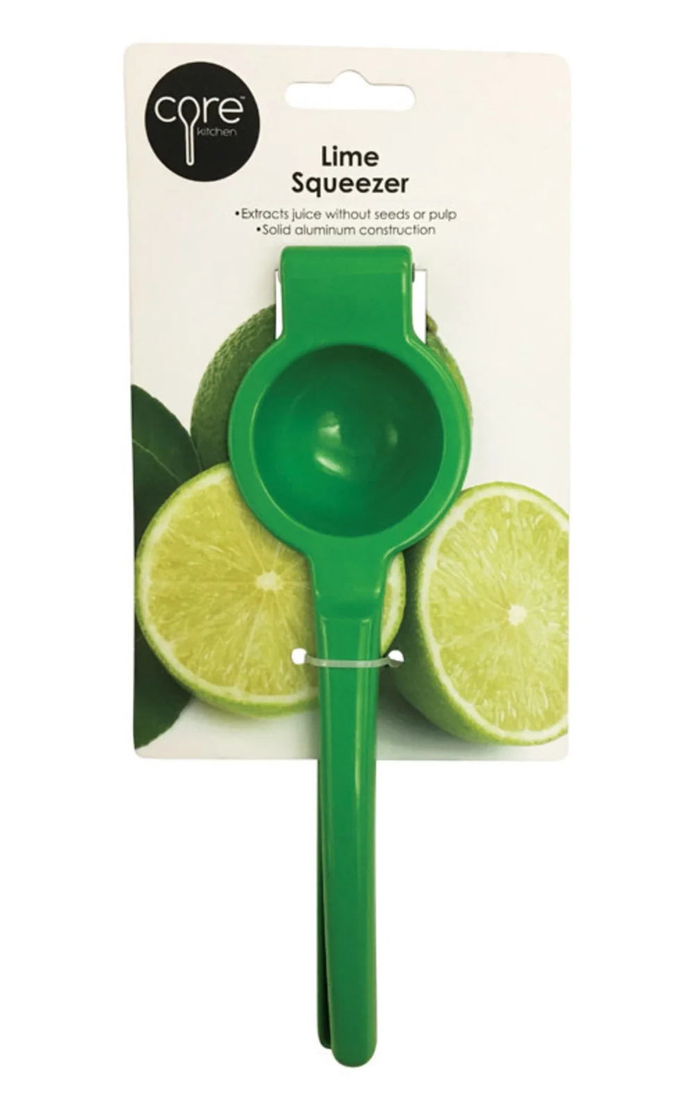 Core Kitchen Green Aluminum Lime Squeezer