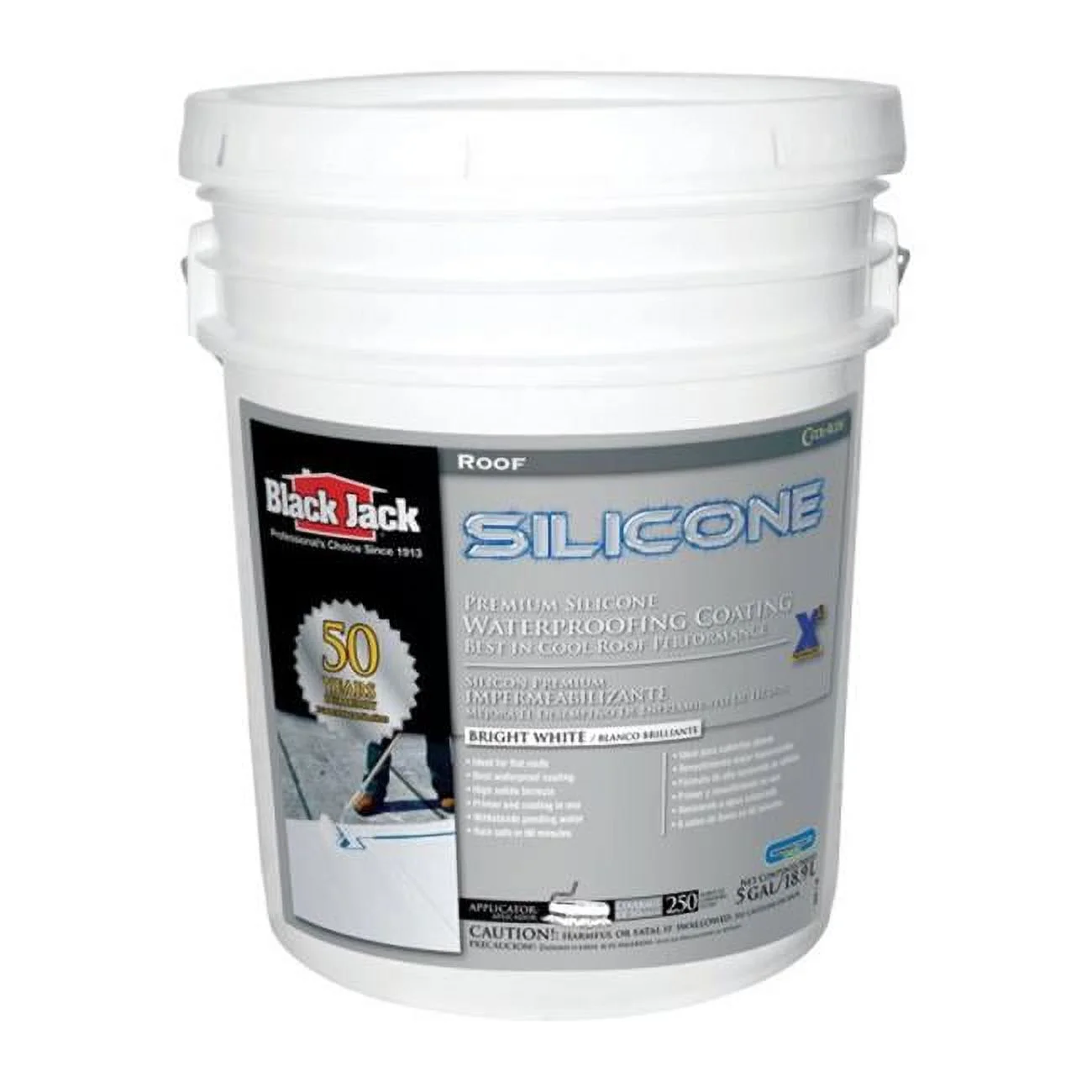 Black Jack Eterna-Kote 100% Silicone+ Roof Coating