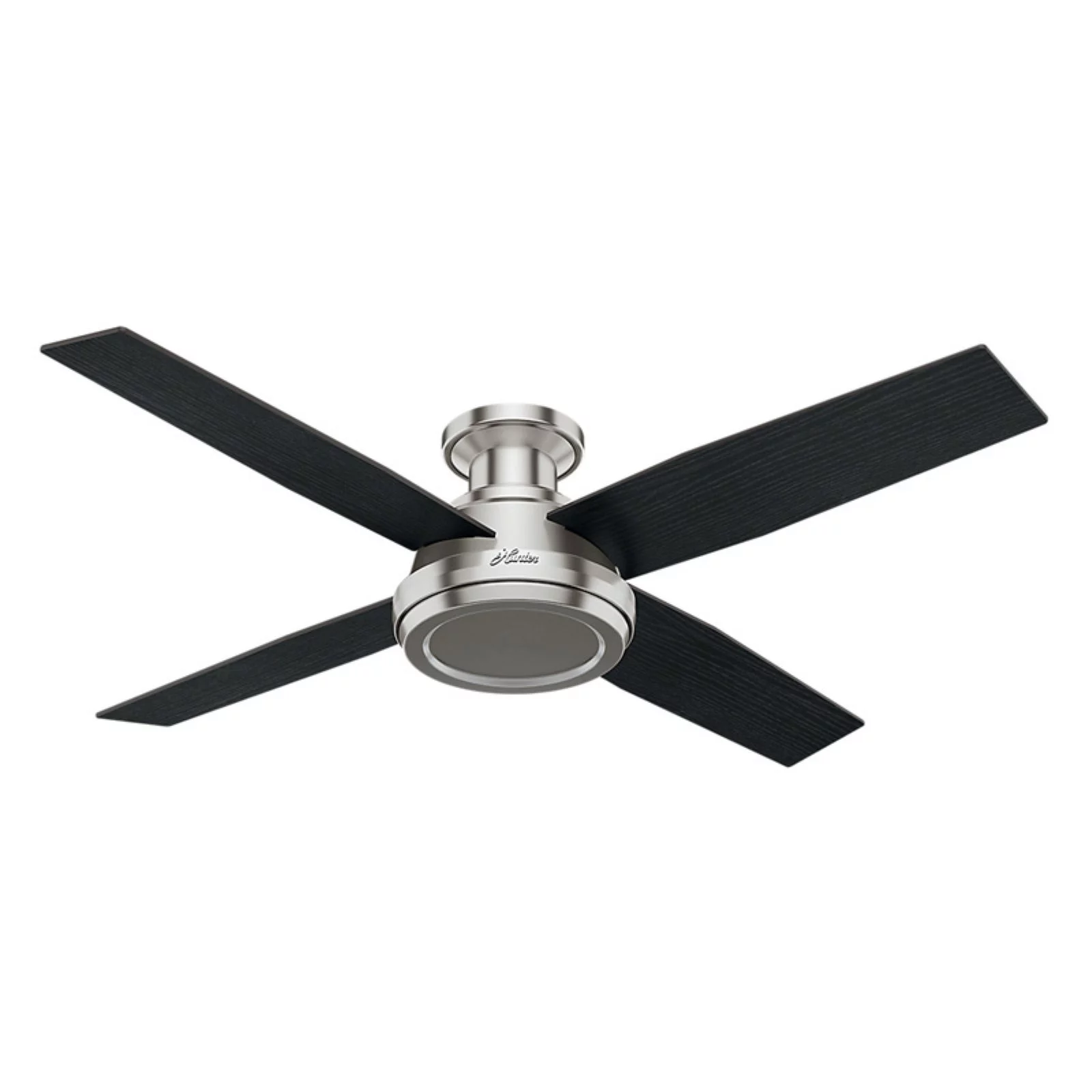 Hunter Dempsey 52' Indoor Low Profile Ceiling Fan with Remote Control, White