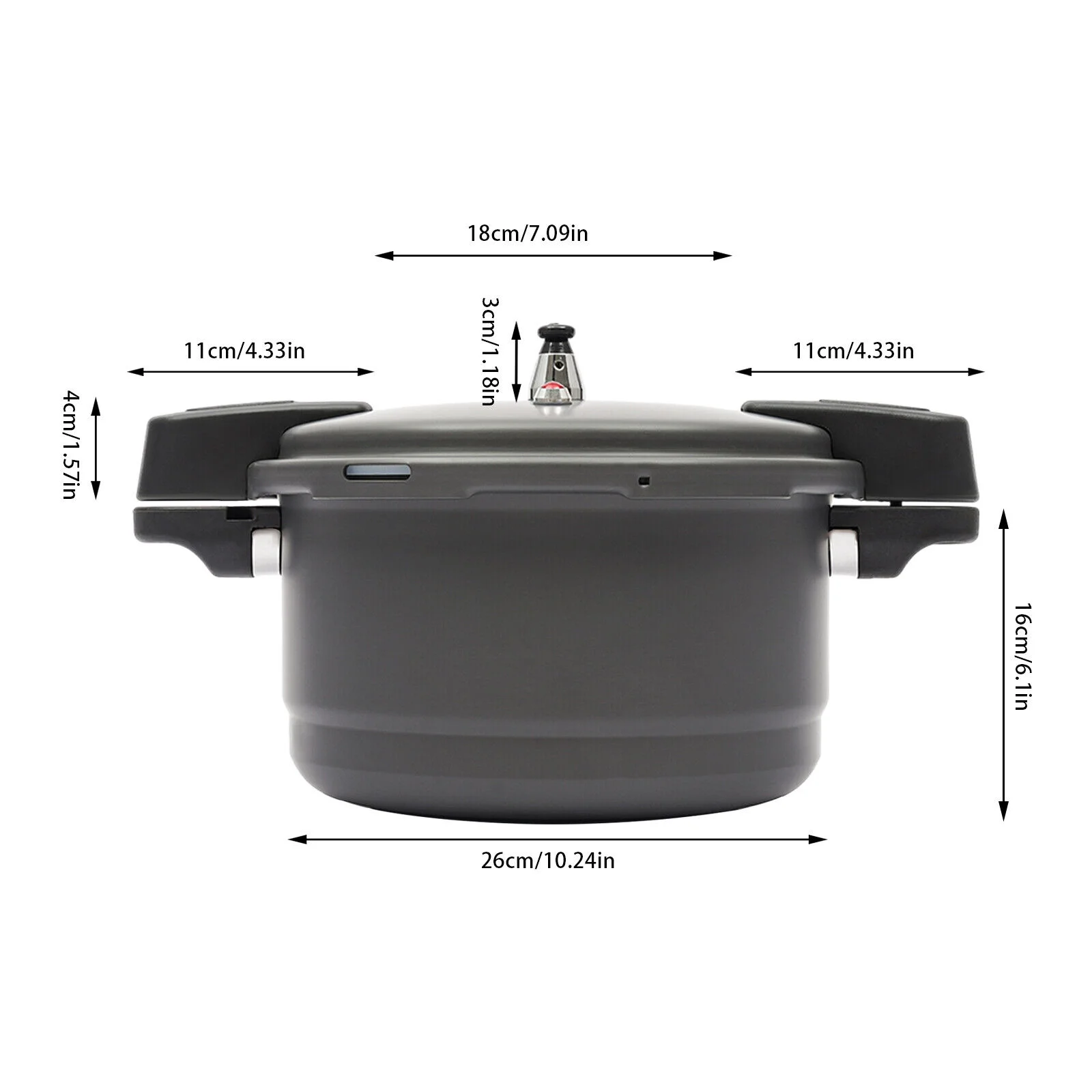 Aluminum Pressure Cooker Gas Stove Electric Stove Pressure Cooker 9L Pressure Canner