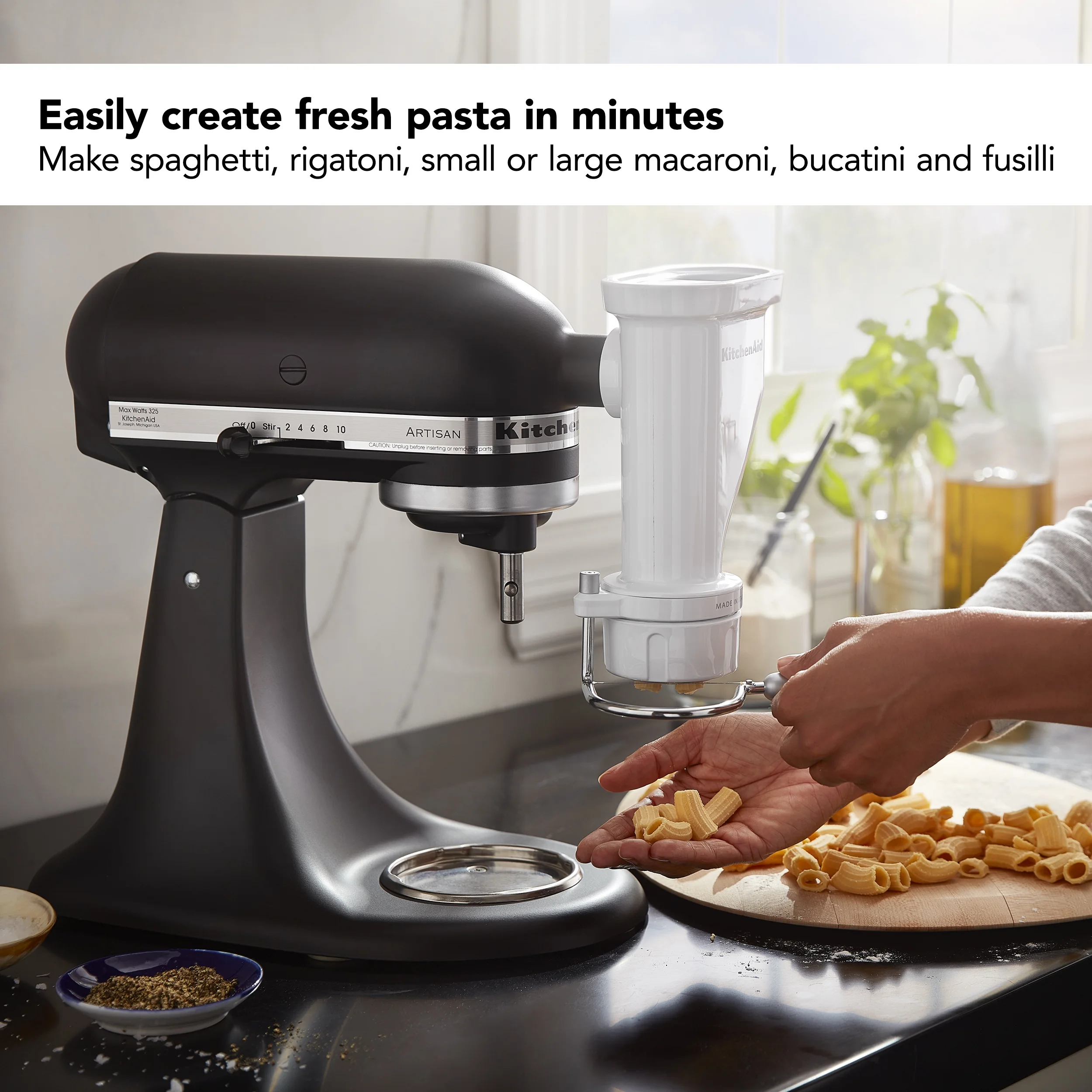 KitchenAid Gourmet Pasta Press, White KSMPEXTA