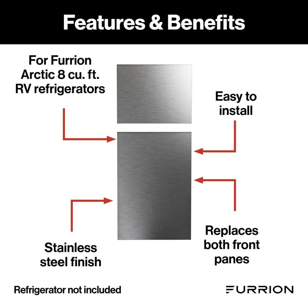 Furrion 2021124550 8 cu. ft. VCM Stainless Steel Door