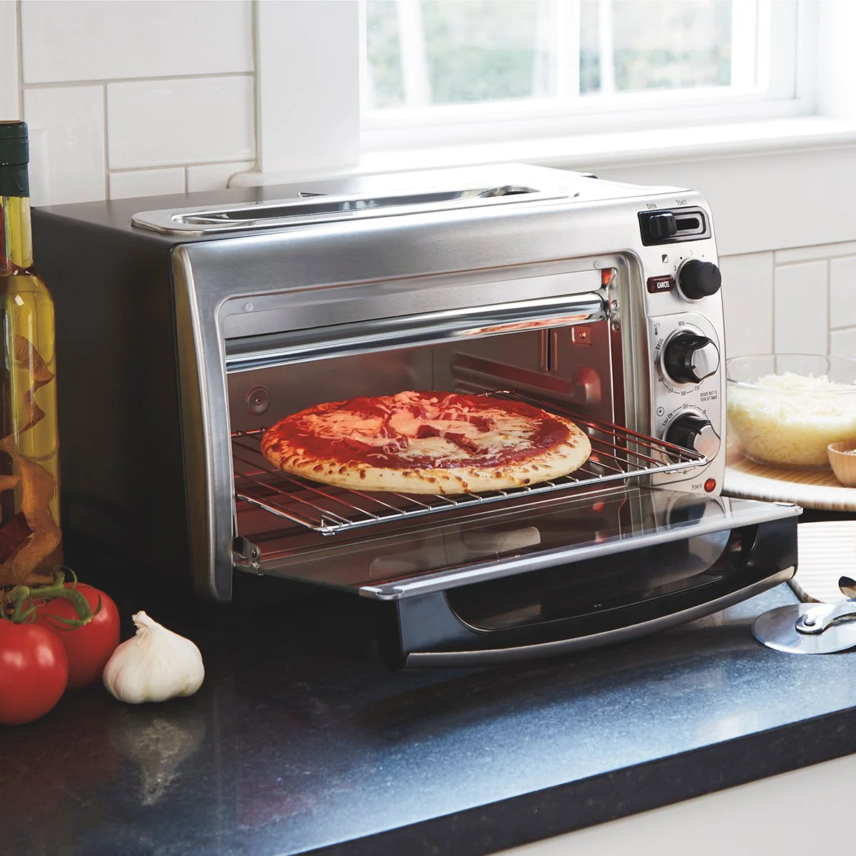 Hamilton Beach 2-in-1 Toaster Oven Stainless Steel (31156)