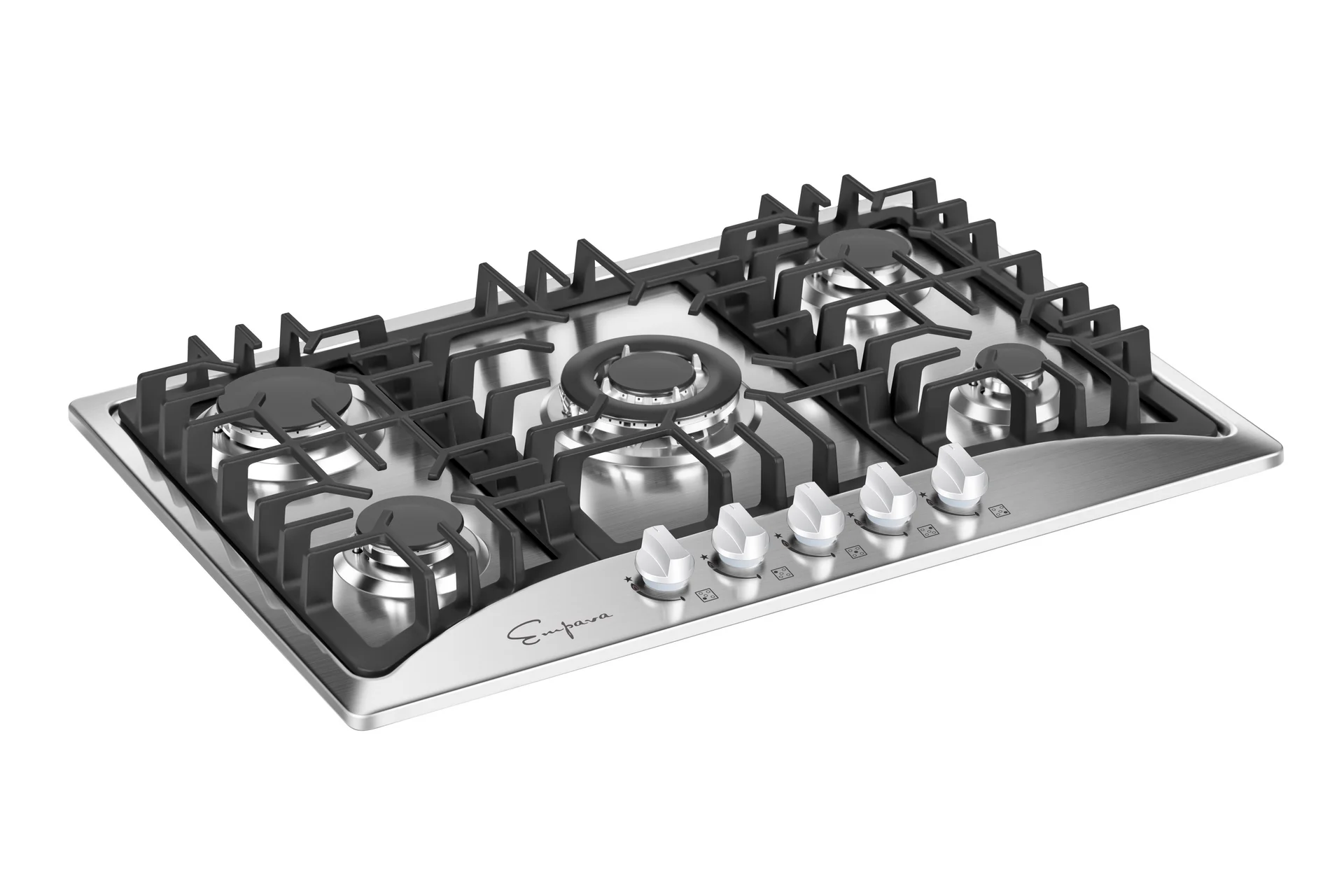 Empava 30' 5 Burners Gas Stove Cooktop in Stainless, EMPV-30GC5B70C