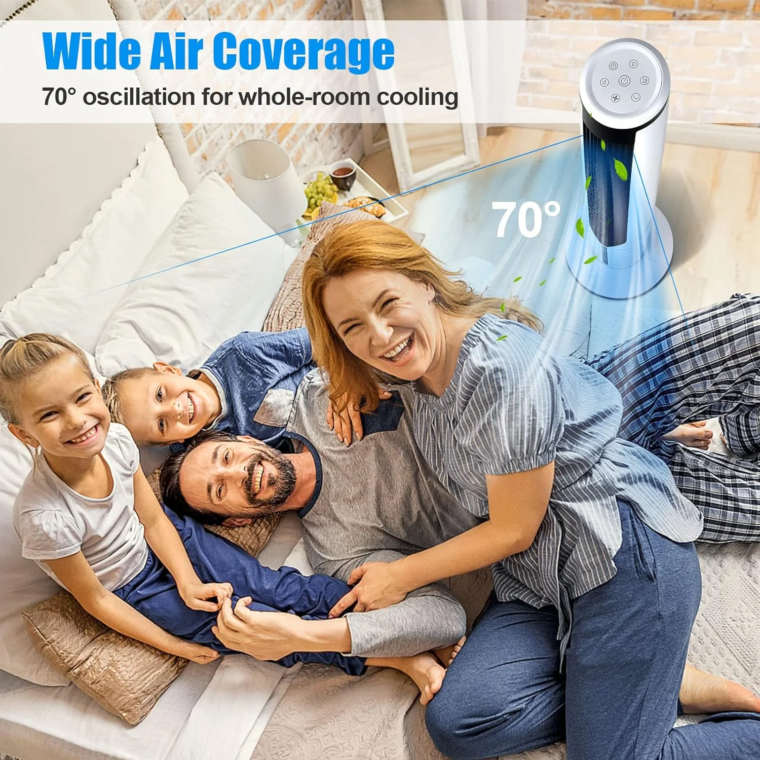 Giantex Evaporative Air Cooler, Floor Standing Portable Air Conditioner, Quiet Cooling for Bedroom/Living Room/Office