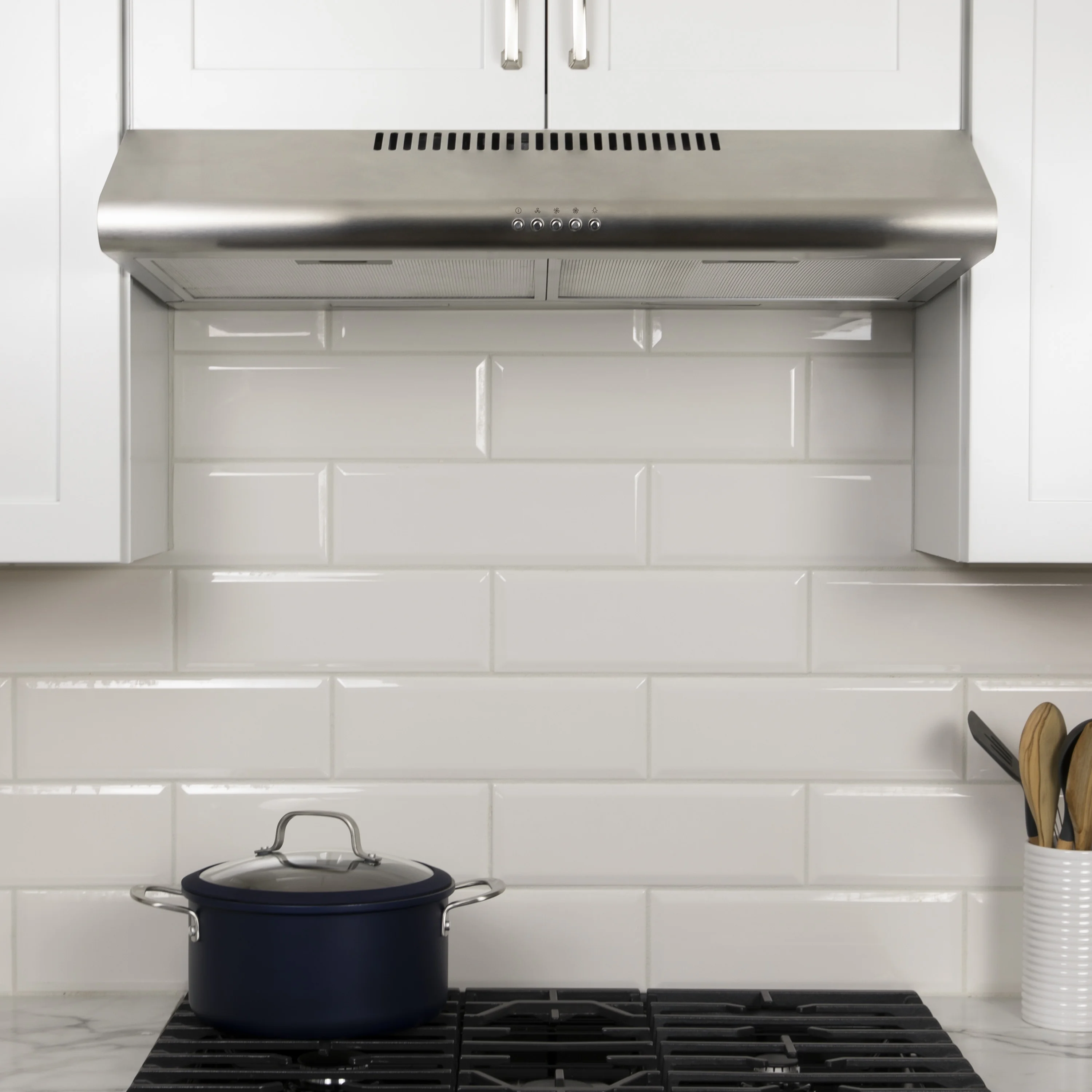 HomeCraft HCHREF30SS 30-Inch Under the Cabinet Hood Range Exhaust Fan, Stainless Steel