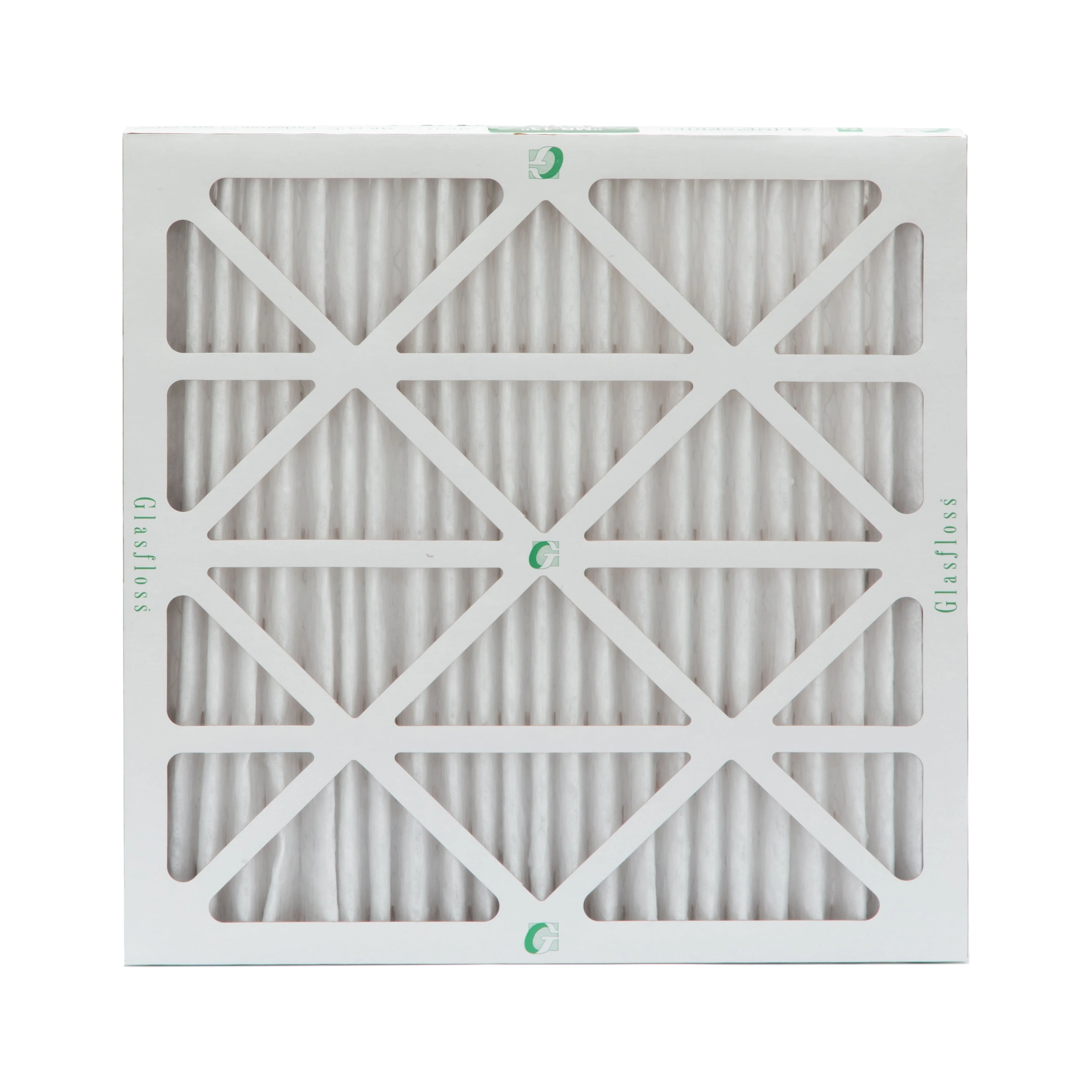 Glasfloss ZL 16x16x2 MERV 10 Pleated 2' Inch AC Furnace Air Filters. Case of 12. Actual Size: 15-1/2 x 15-1/2 x 1-3/4