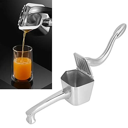 Citrus Juicer Handheld, Stainless Steel Fruit Juicer Lemon Juicer Hand Press Juicer Squeezer Metal Lime Squeezer Household Kitchen Tool