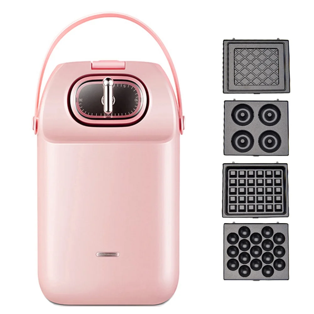 HEVIRGO 750W Electric Egg Sandwich Maker Toaster Kitchen Breakfast Waffle Bread Machine