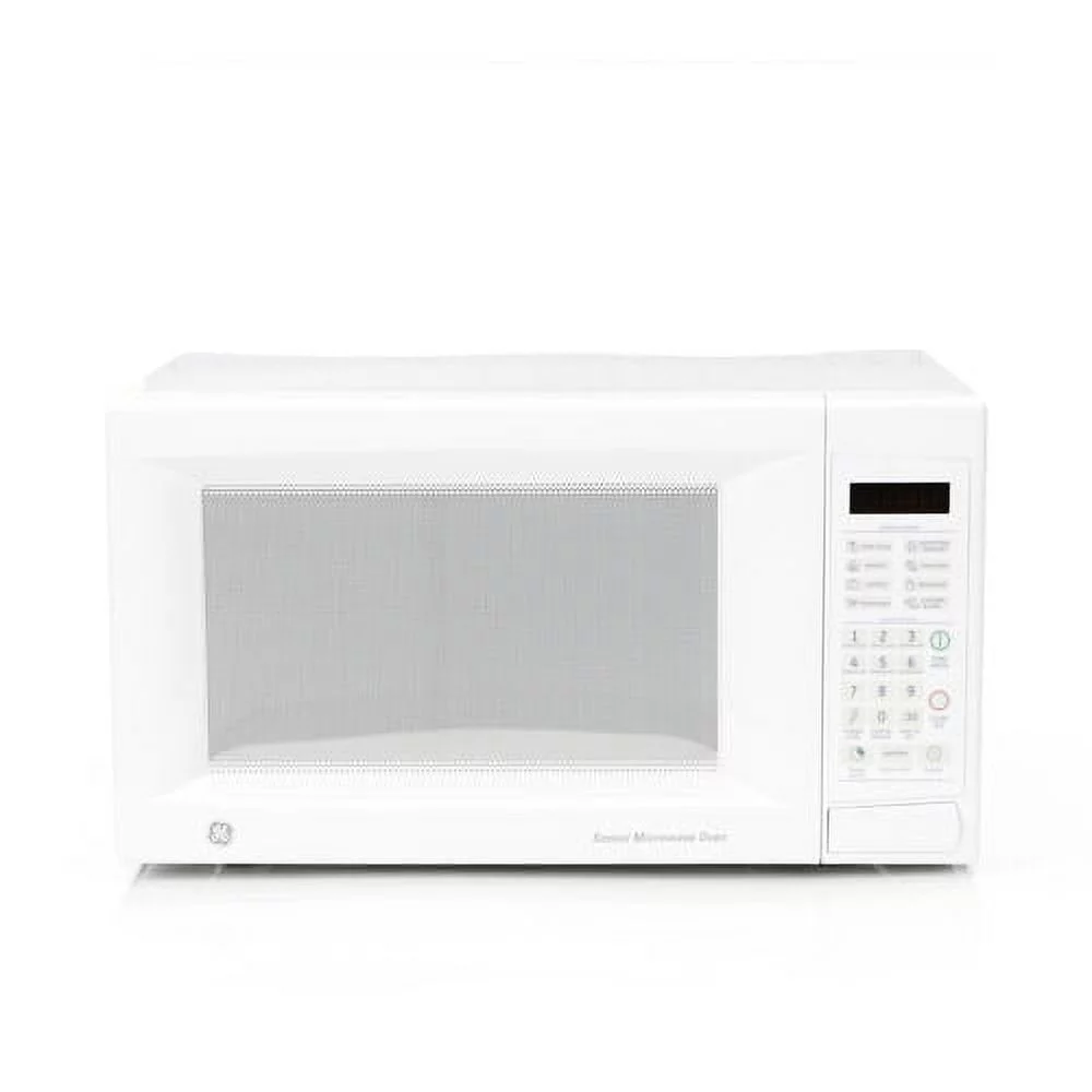 Ge 1.4 Cu. Ft. Countertop Microwave Oven, White, 1100 Watts