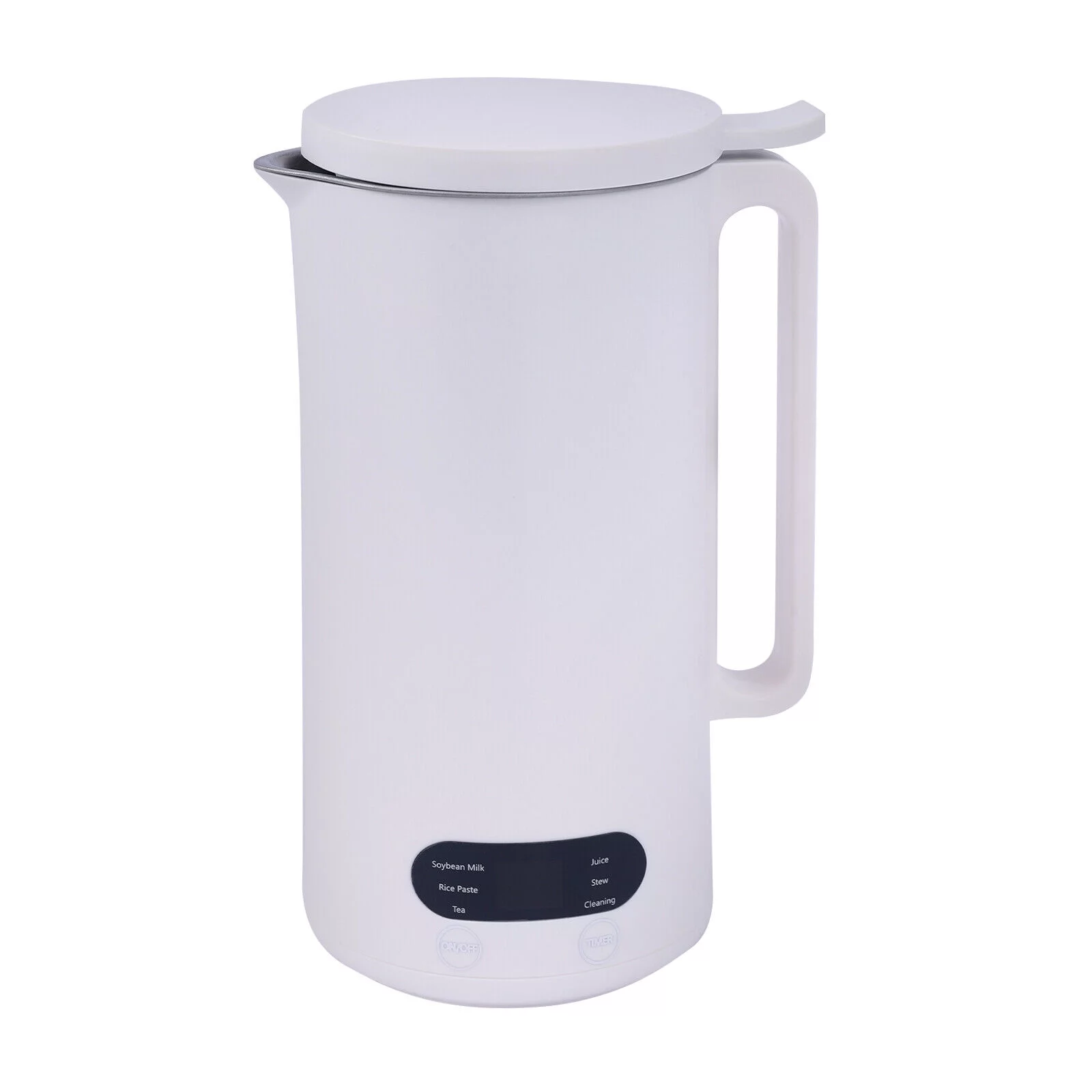 350ml/11oz Automatic Soybean Machine, Milk Maker Machine Hot Soymilk Maker Fruit Soup Juice Blender 100��/212�H White 110v for Home Use