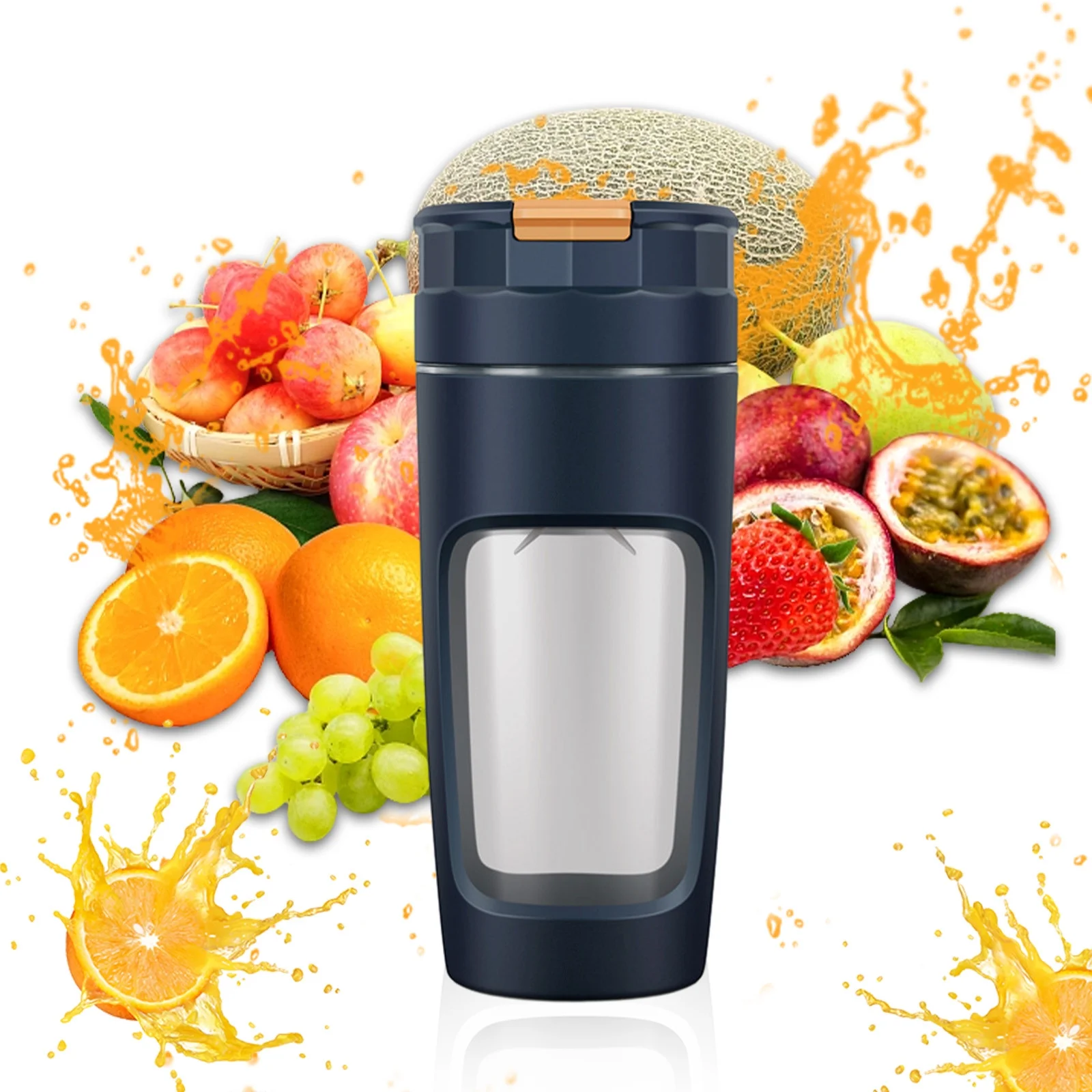 Dealovy Portable Juicer Cup, 4piece Juicer Electric Juicer Cup, USB Charging Travel Juicer Cup, Electric Mini Liquidizer Suitable For Home Outdoor And Sports