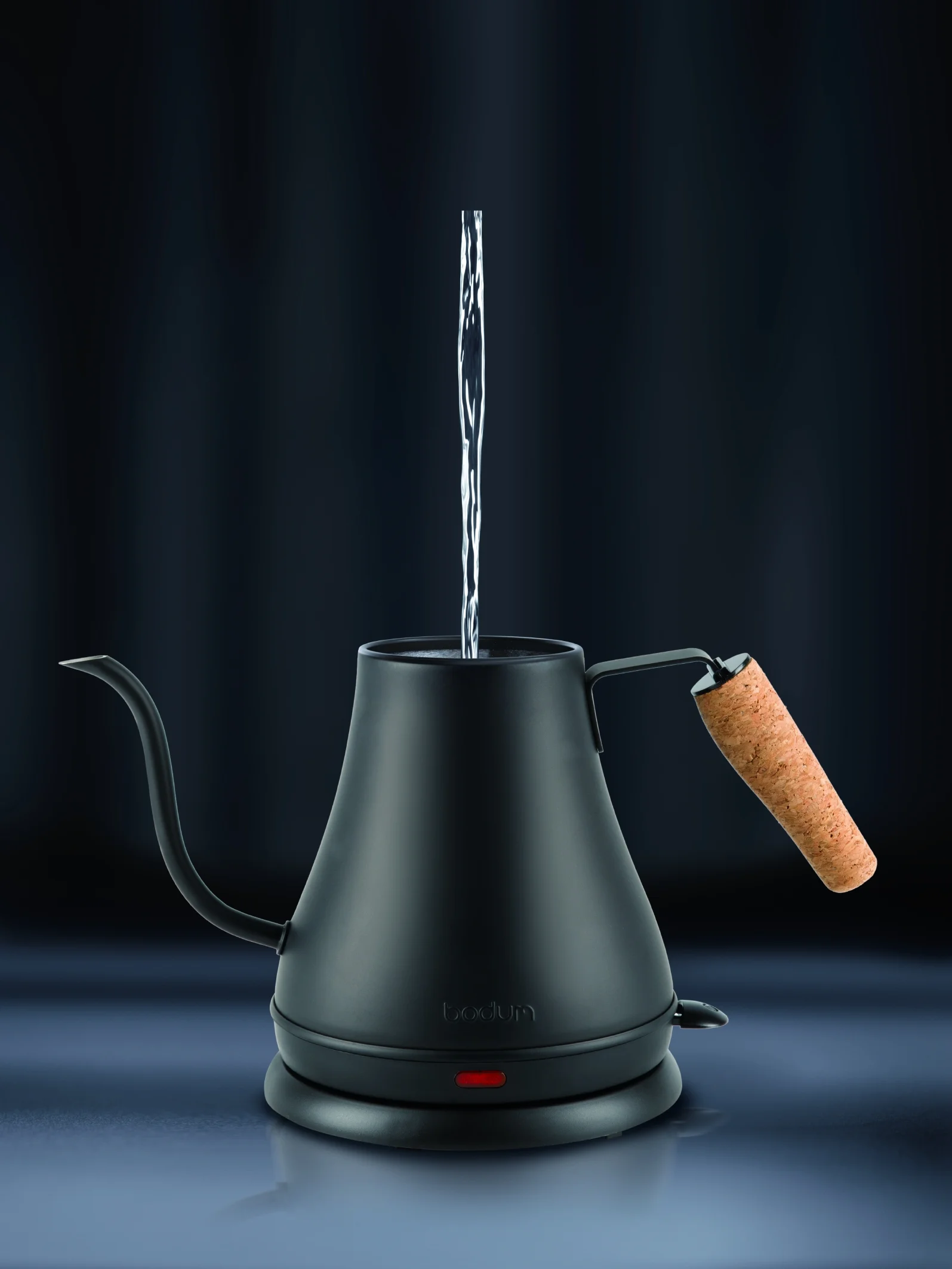 Bodum Melior Gooseneck Water Kettle, 27 Ounce, Matte Chrome