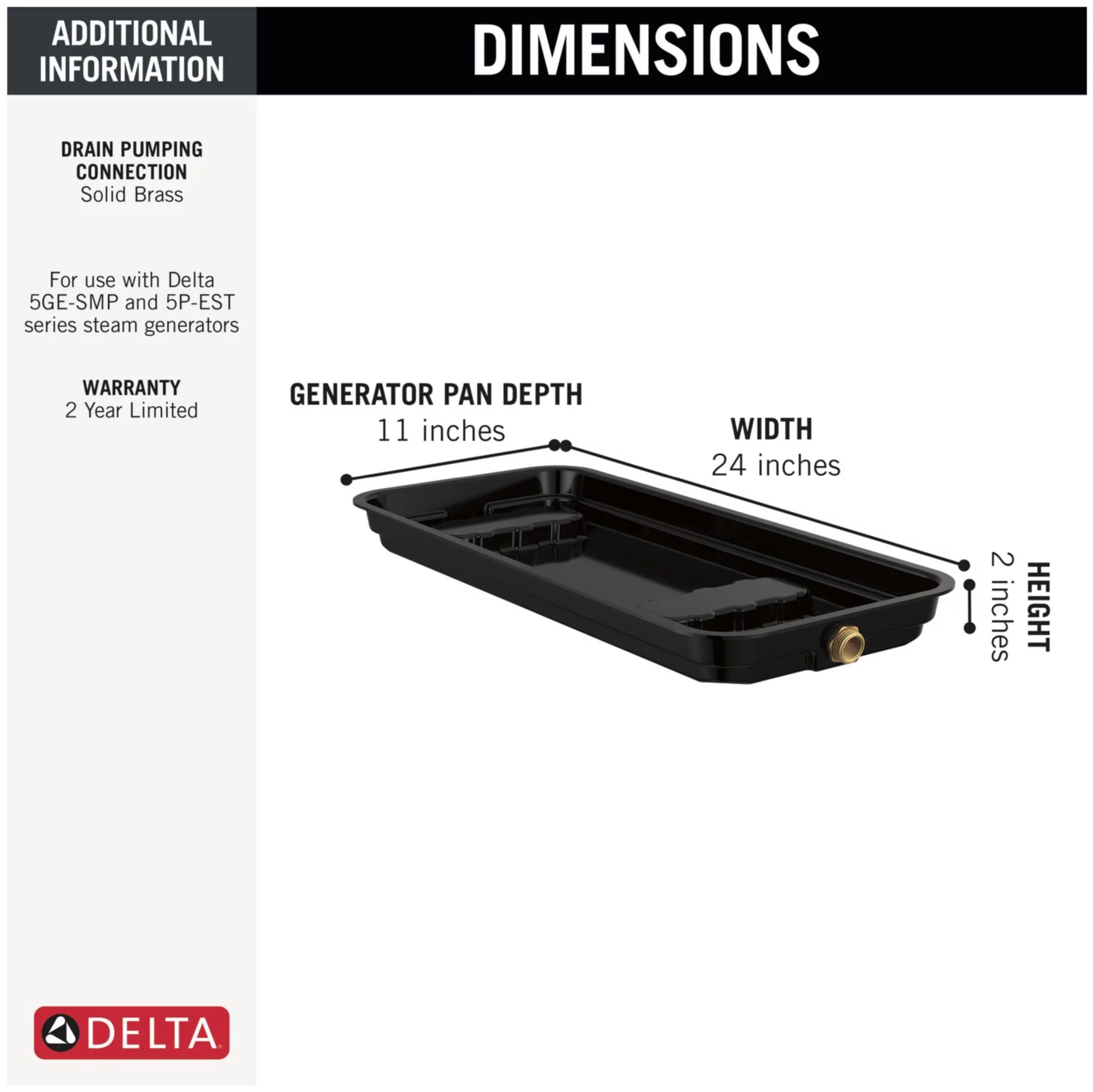 Delta 5Ga-Pan Steam Generator Pan