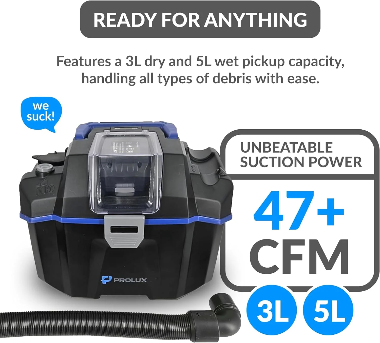 Cordless Wet/Dry Tool & Travel Vacuum