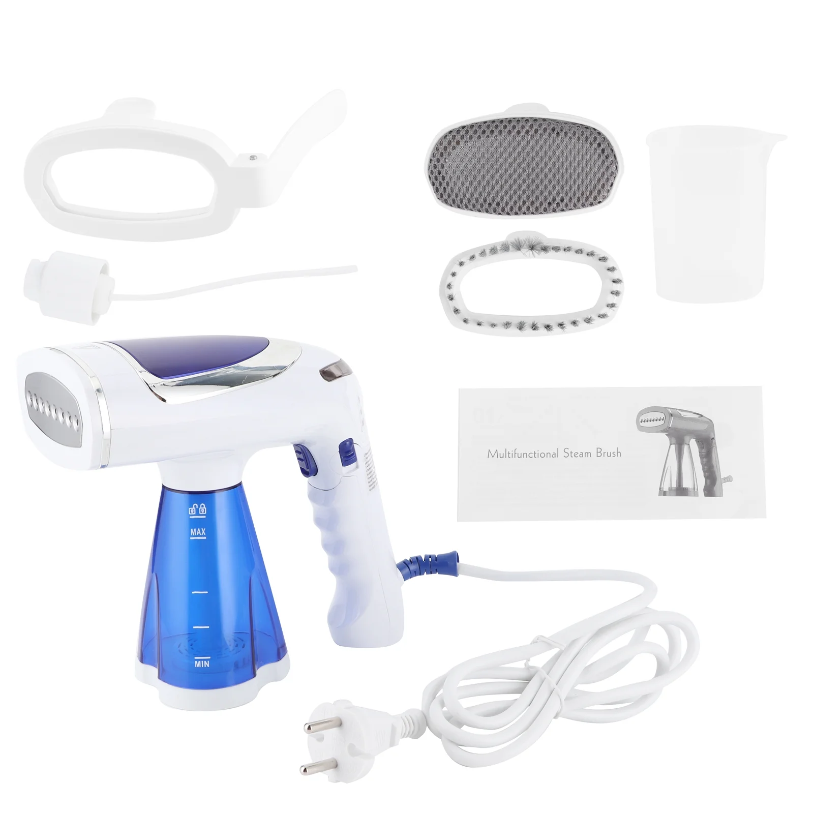 1600W Electric Clothes Steamer Portable Folding Handheld Garment Steamer Iron EU Plug 220V