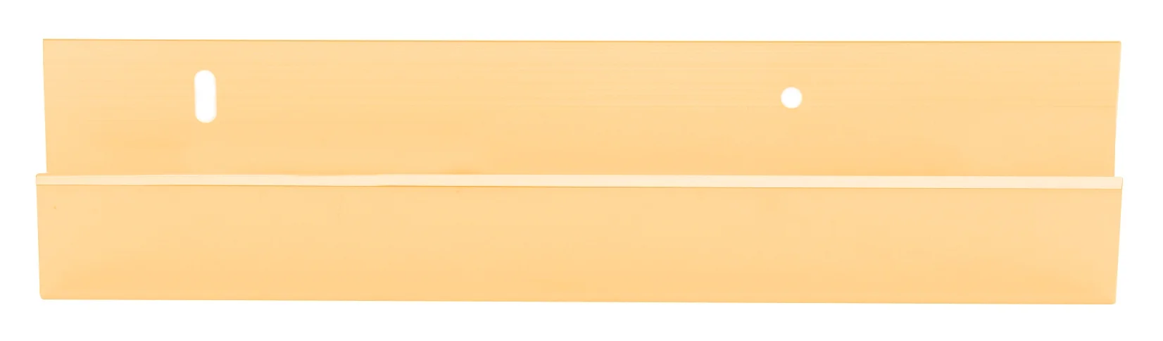 CRL D645GA Gold Anodized 1/4' Deep Nose Aluminum J-Channel 144' Stock Length