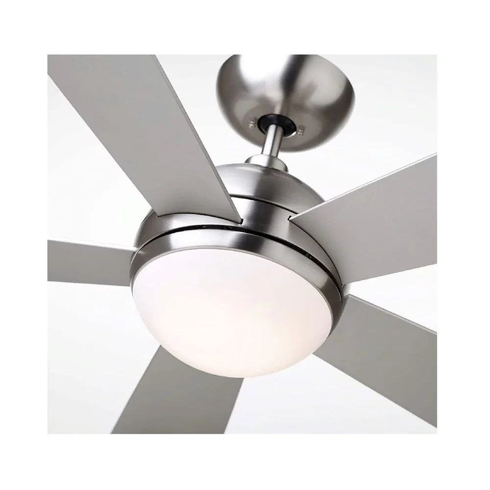 Emerson WLCF235BS Astor 52' Ceiling Fan LED Light, Brushed Steel